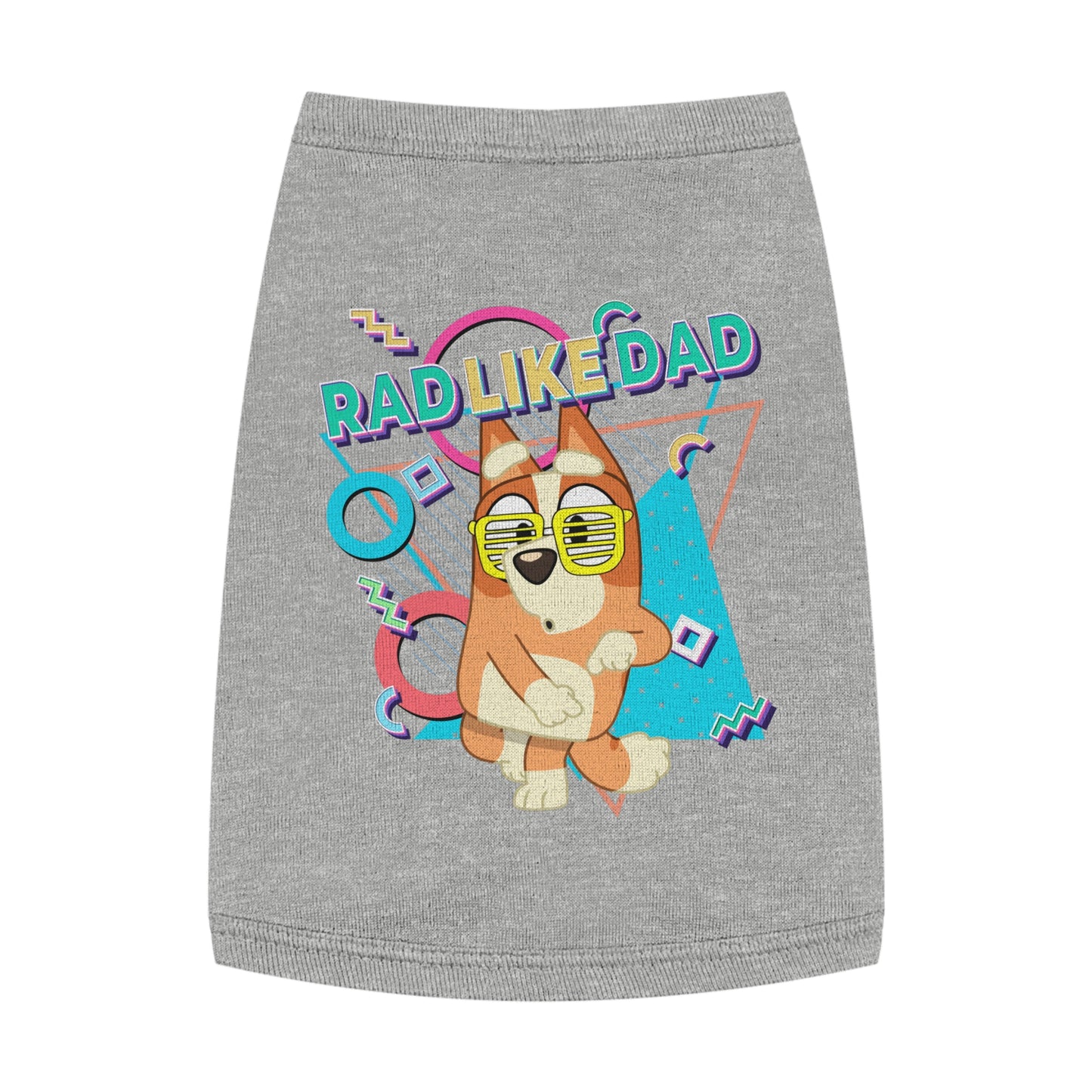 Princess Grace Rad Like Dad Pet Tank Top Cool Dog Apparel for Pet Lovers