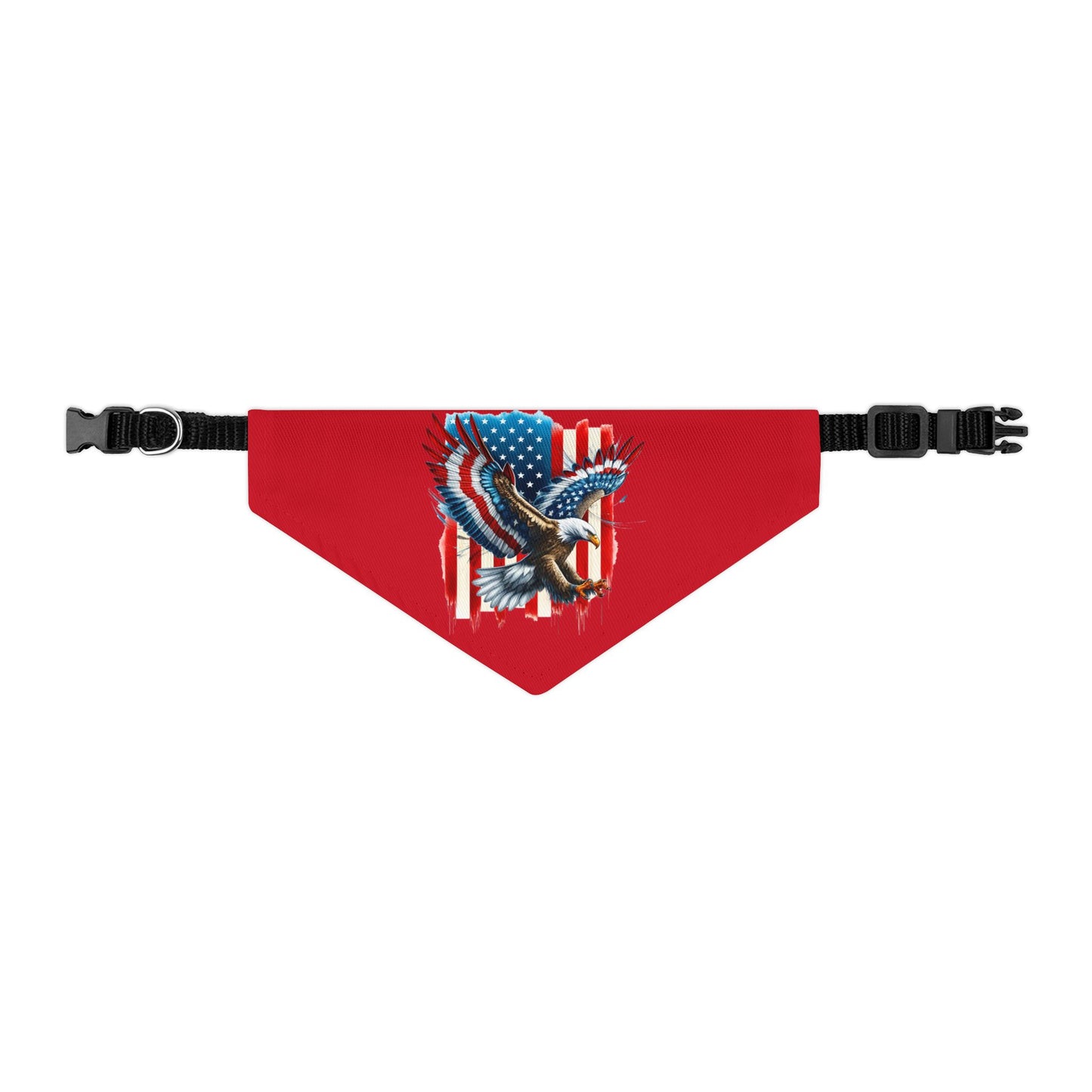 Princess Grace Patriotic Pet Bandana Collar USA Flag Design for Dogs