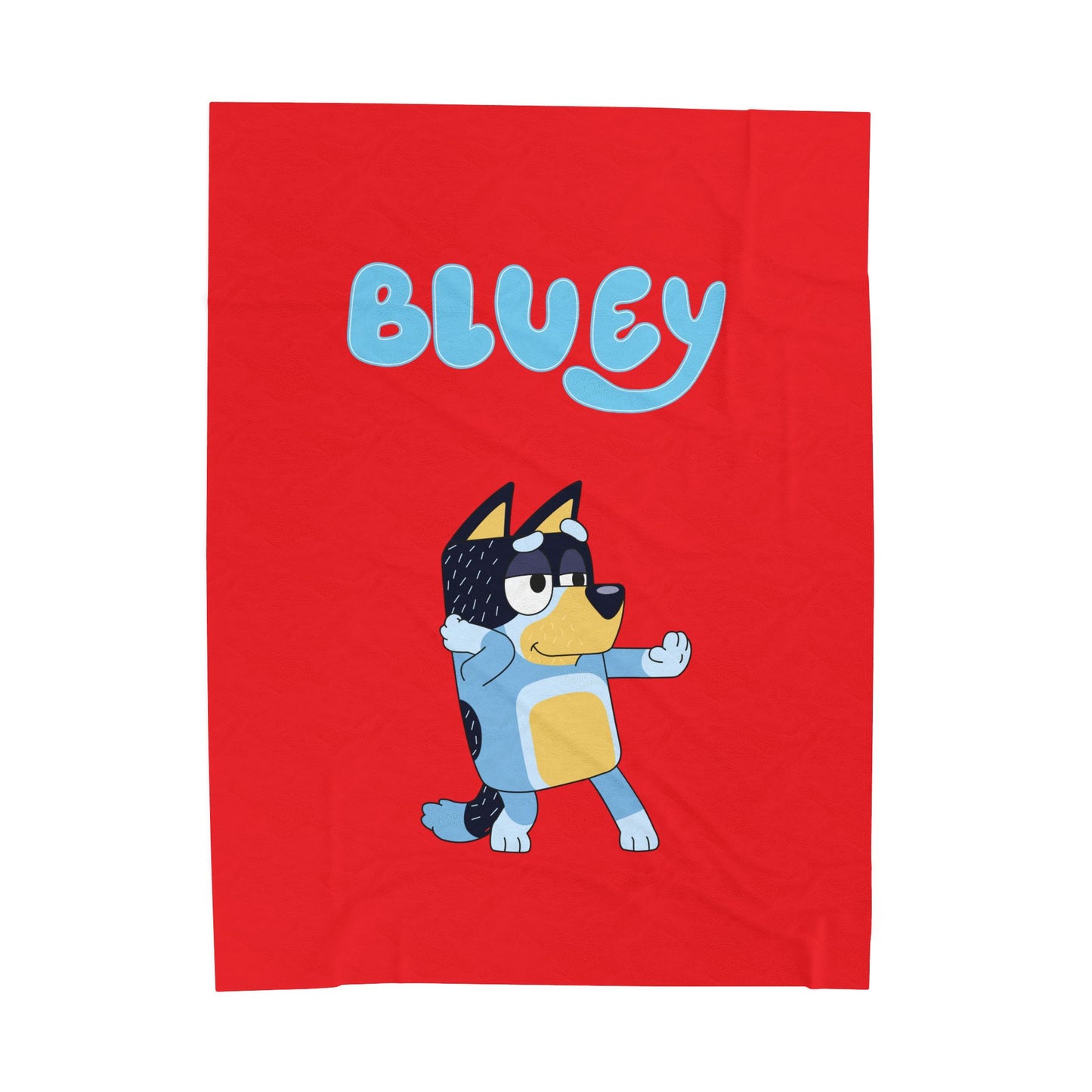 Princess Grace Bluey Velveteen Plush Blanket Soft and Cozy Kids Blanket for Adventures