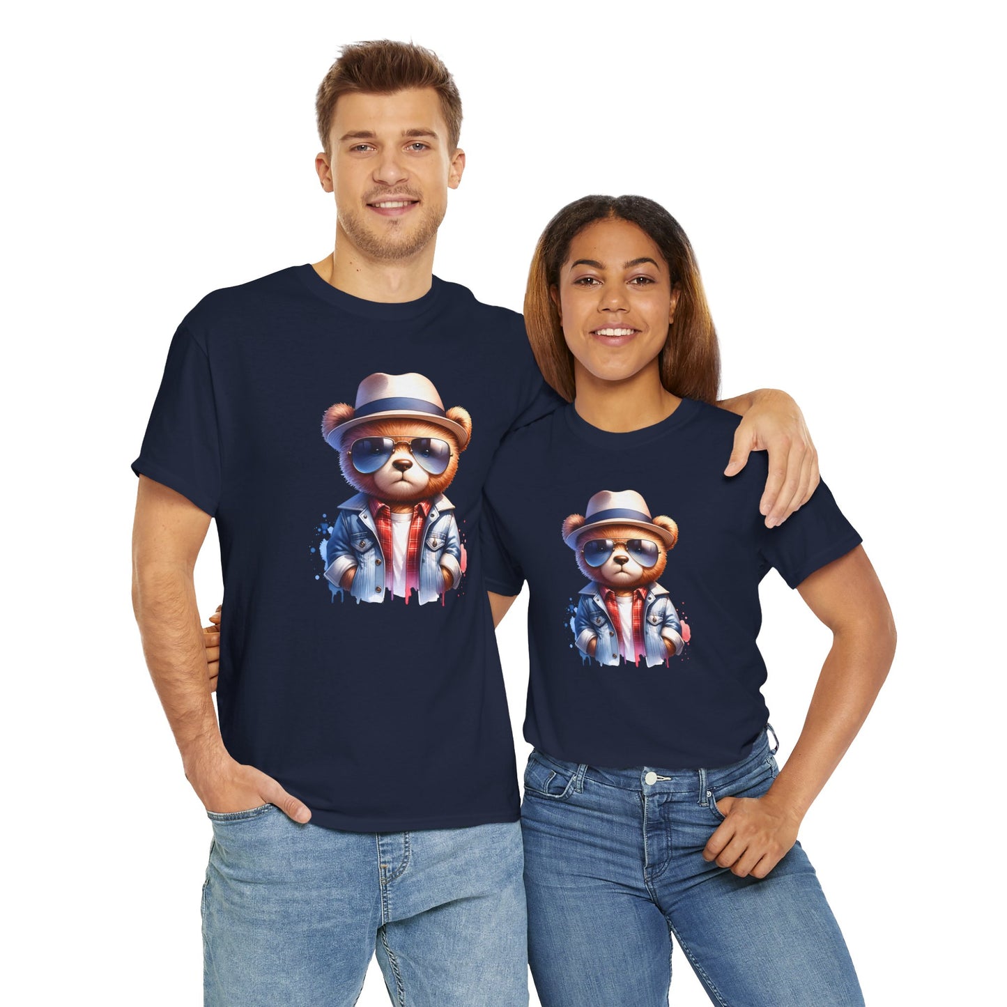 Princess Grace Cool Bear Graphic Unisex Heavy Cotton Tee