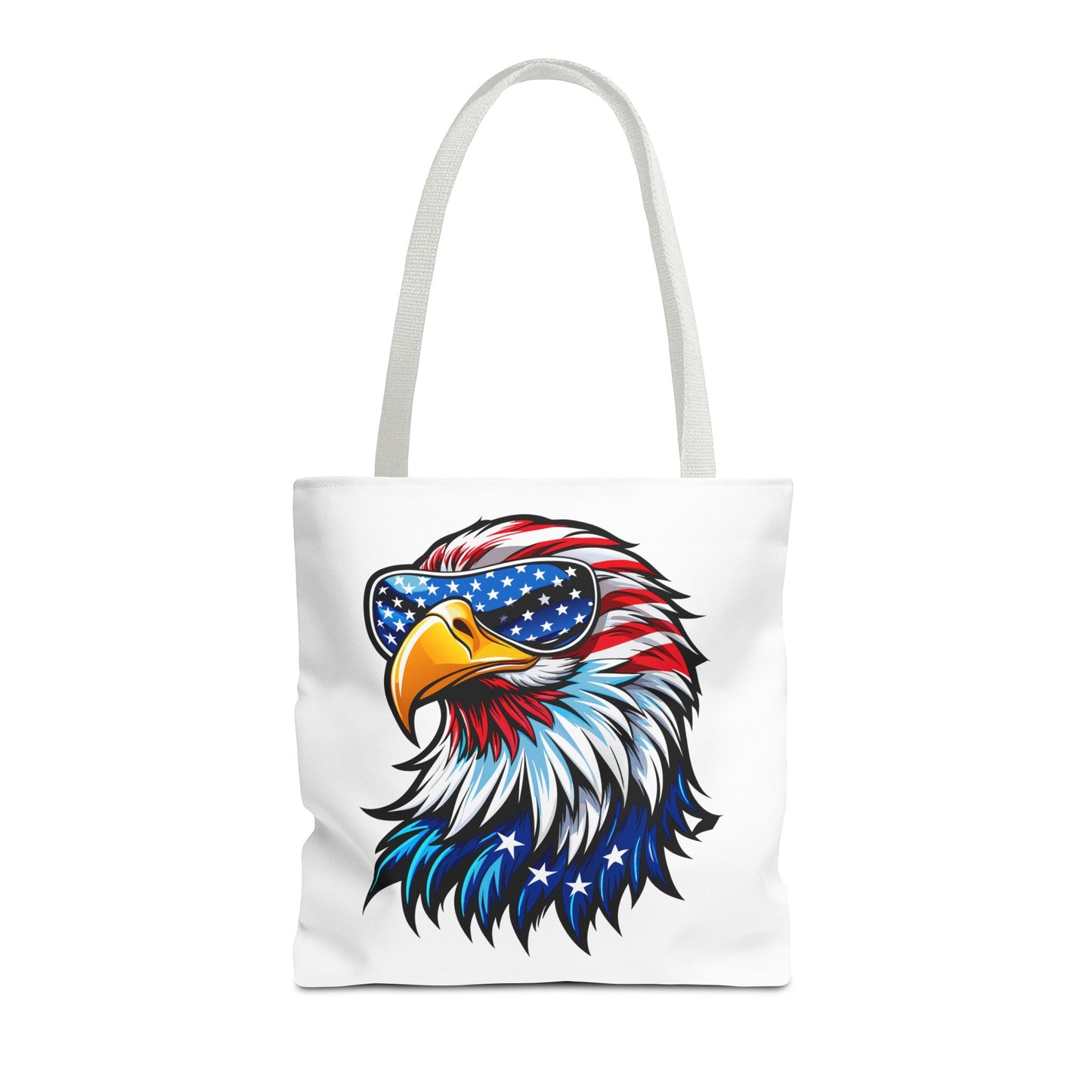 Princess Grace Patriotic Eagle Tote Bag Cool American Eagle Design for Fourth of July & Everyday Use