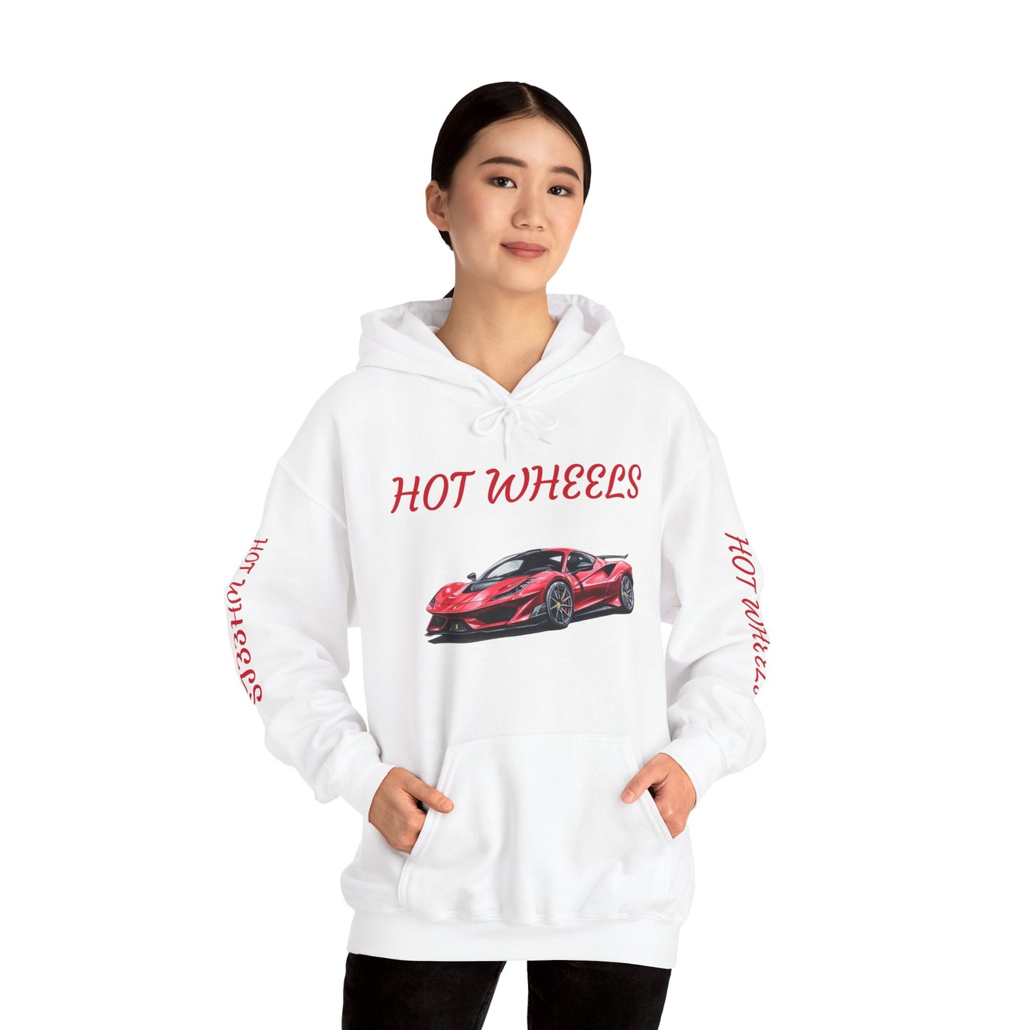 Princess Grace Hot Wheels Unisex Heavy Blend Hooded Sweatshirt Perfect for Car Enthusiasts and Collectors