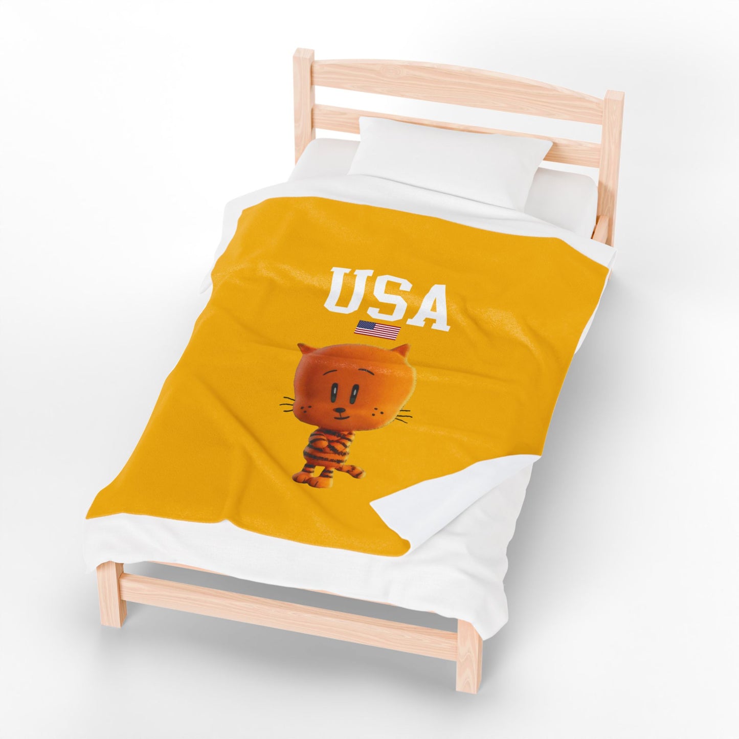 Princess Grace TEAM USA Velveteen Plush Blanket