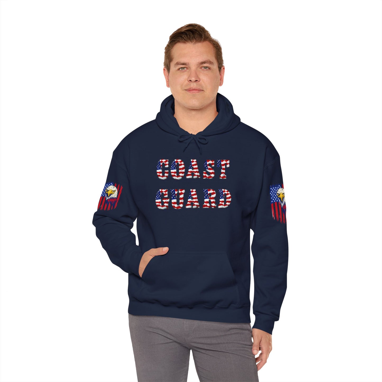 Princess Grace Patriotic Coast Guard Sweatshirt Unisex Heavy Blend Hoodie