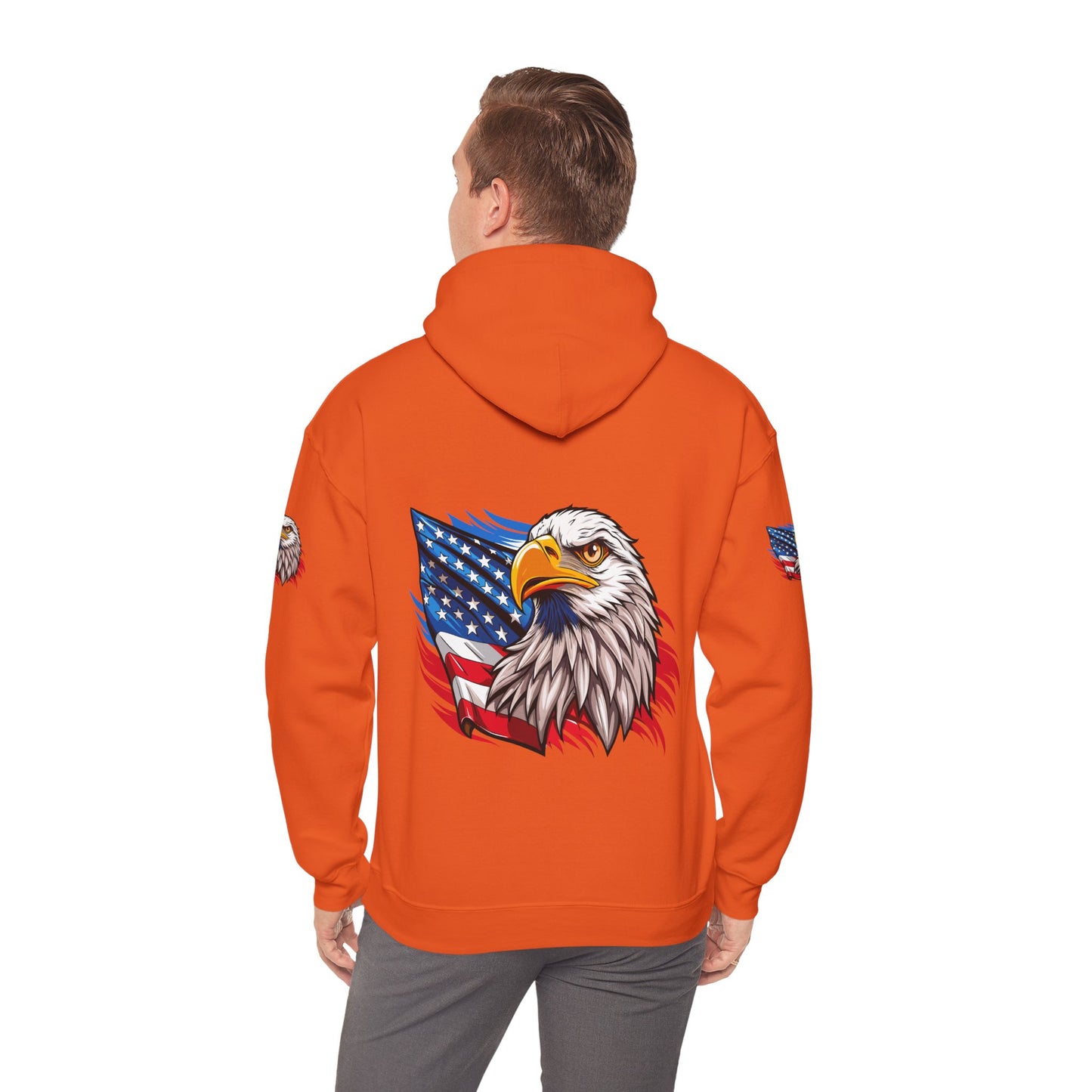 Princess Grace Patriotic Eagle Unisex Heavy Blend Hoodie