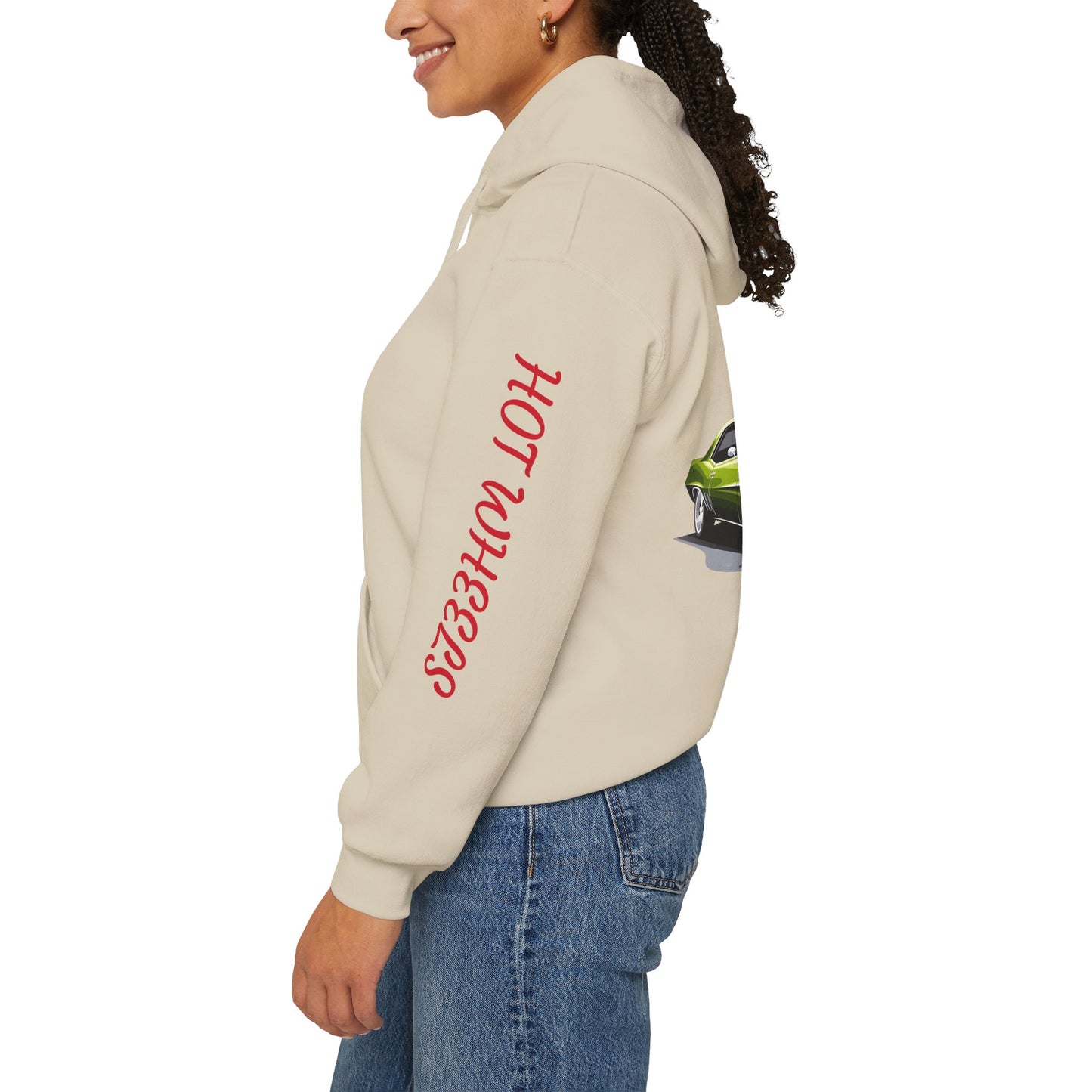 Princess Grace Retro Hot Wheels Graphic Hoodie for Car Enthusiasts
