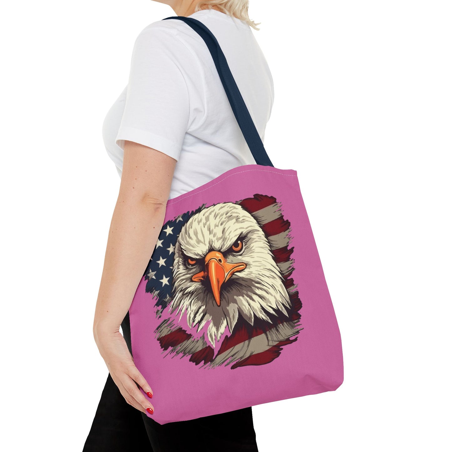 Princess Grace Patriotic Eagle Tote Bag Perfect for Independence Day and Everyday Use