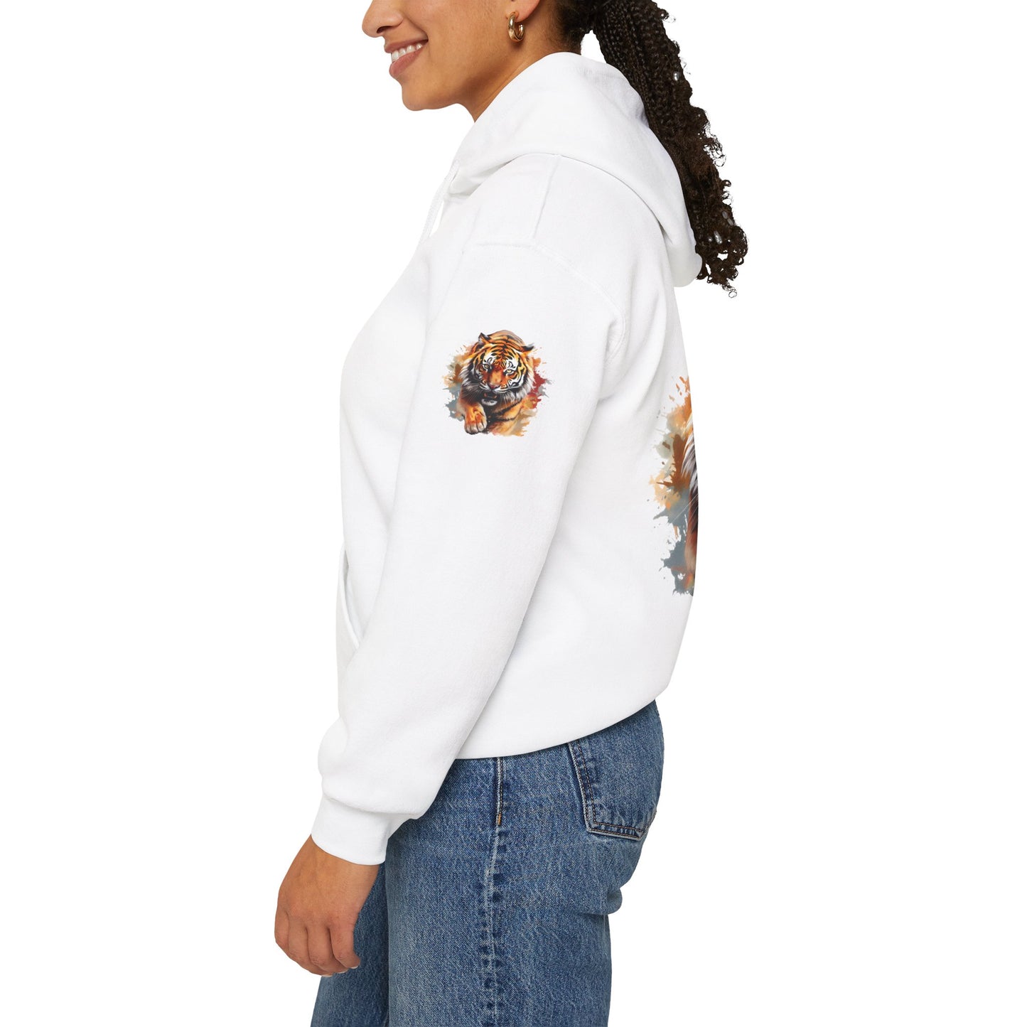 Princess Grace Fierce Tiger Graphic Unisex Heavy Blend Hoodie