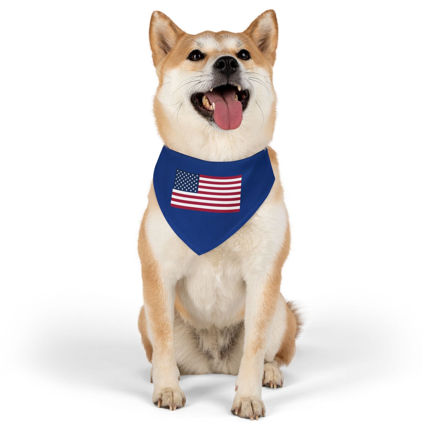 Princess Grace Patriotic Pet Bandana Collar American Flag Design for Dogs