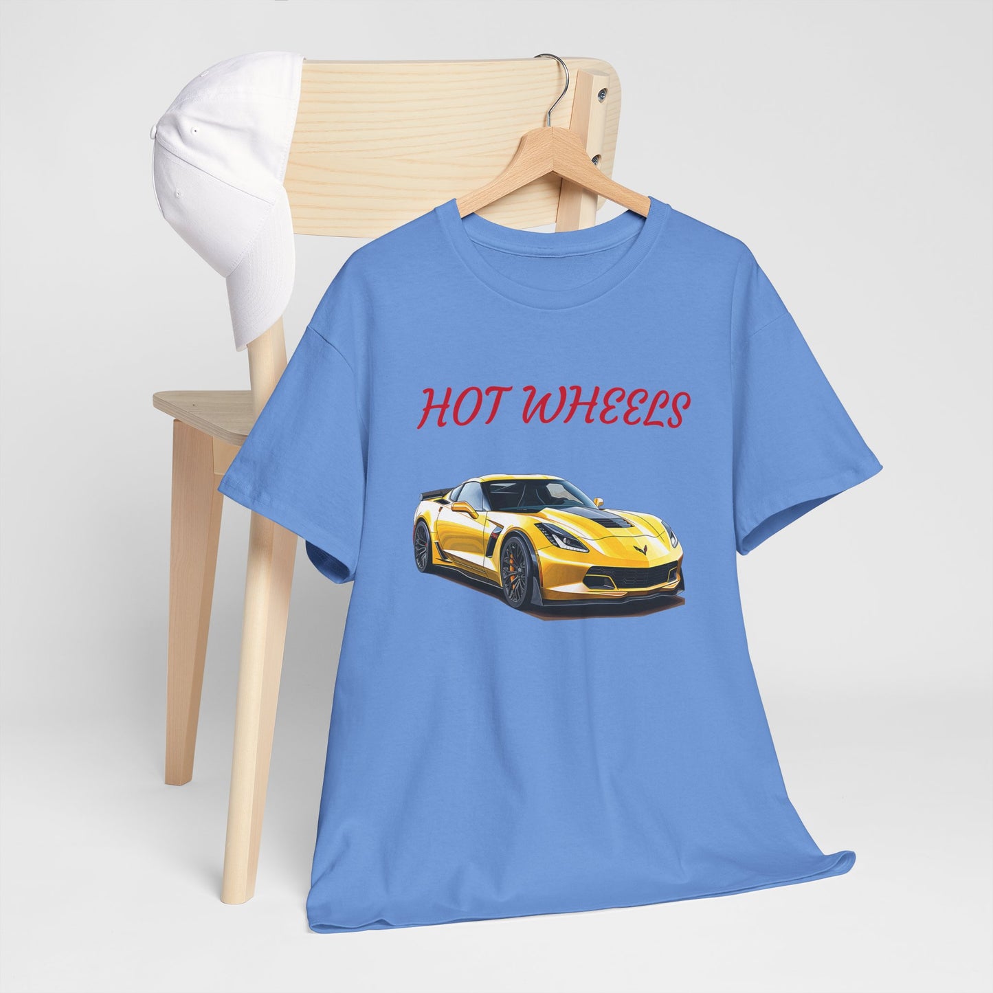 Princess Grace Hot Wheels Unisex Heavy Cotton Tee Sports Car Graphic T-Shirt