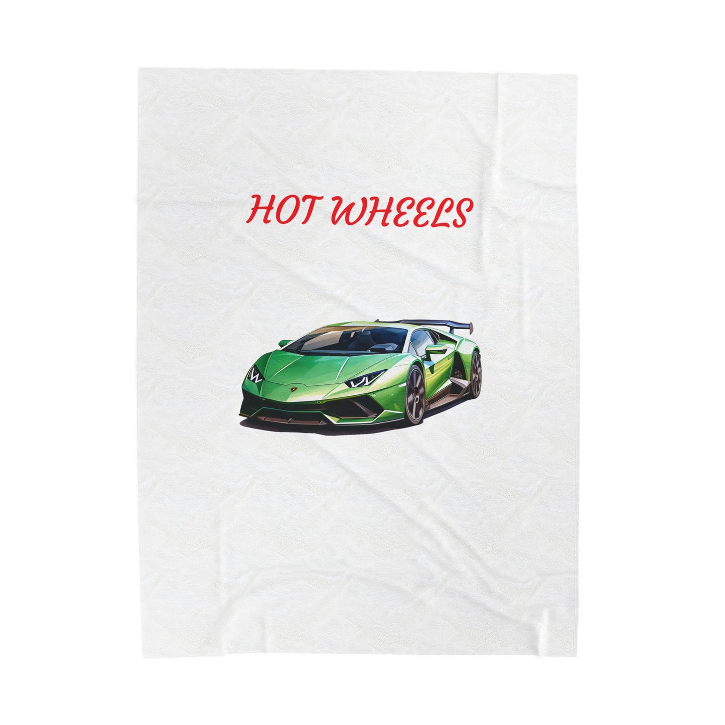 Princess Grace Hot Wheels Velveteen Plush Blanket Cozy Racing Car Throw for Kids
