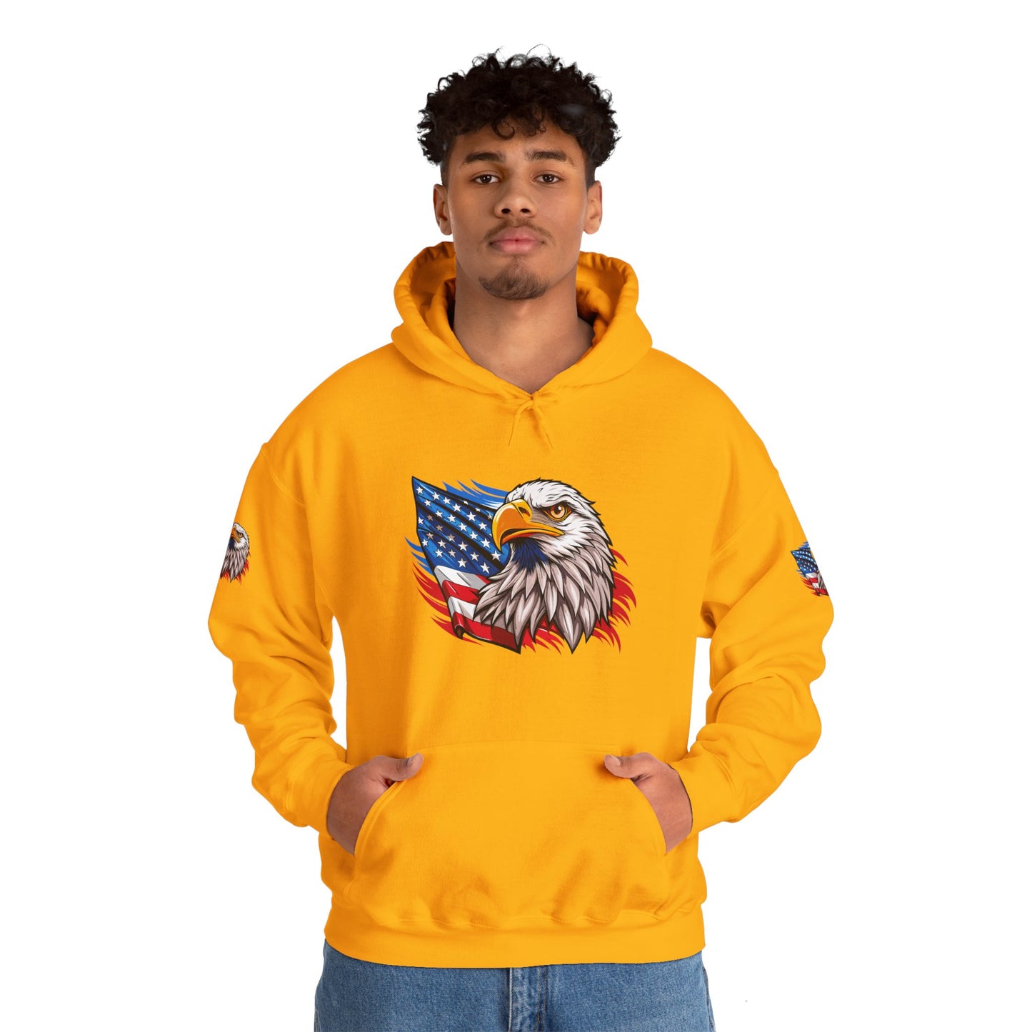 Princess Grace Patriotic Eagle Unisex Heavy Blend Hoodie