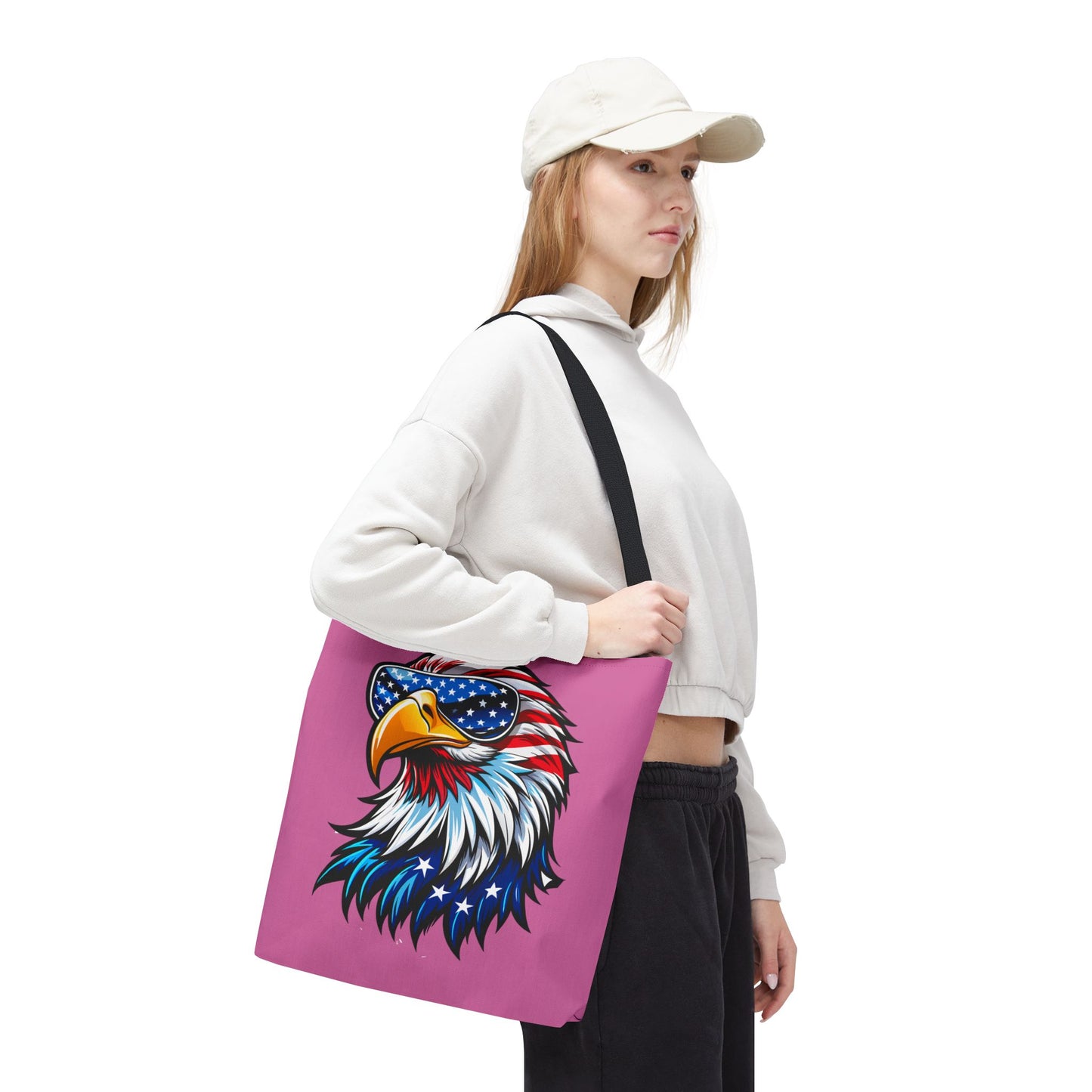 Princess Grace Patriotic Eagle Tote Bag Perfect for July 4th Celebrations