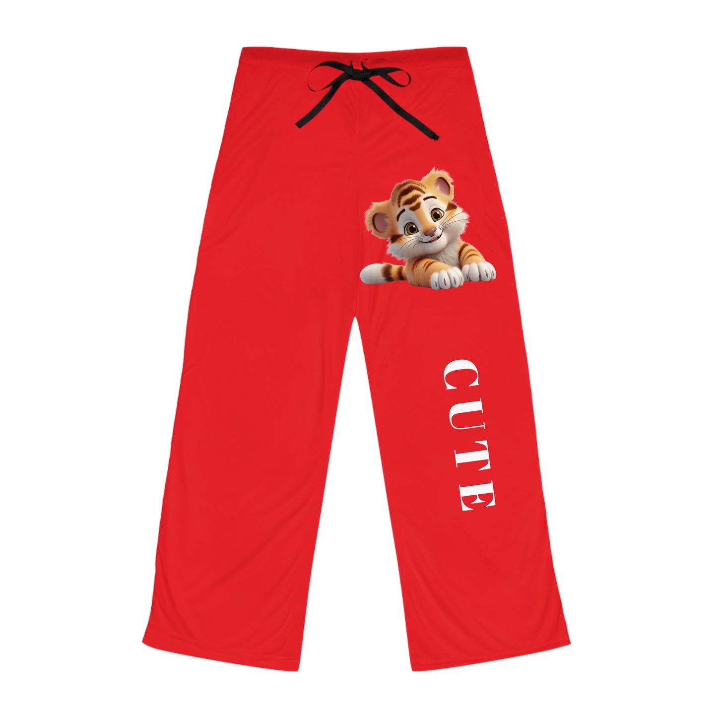Princess Grace Cute Tiger Women's Pajama Pants for Cozy Nights