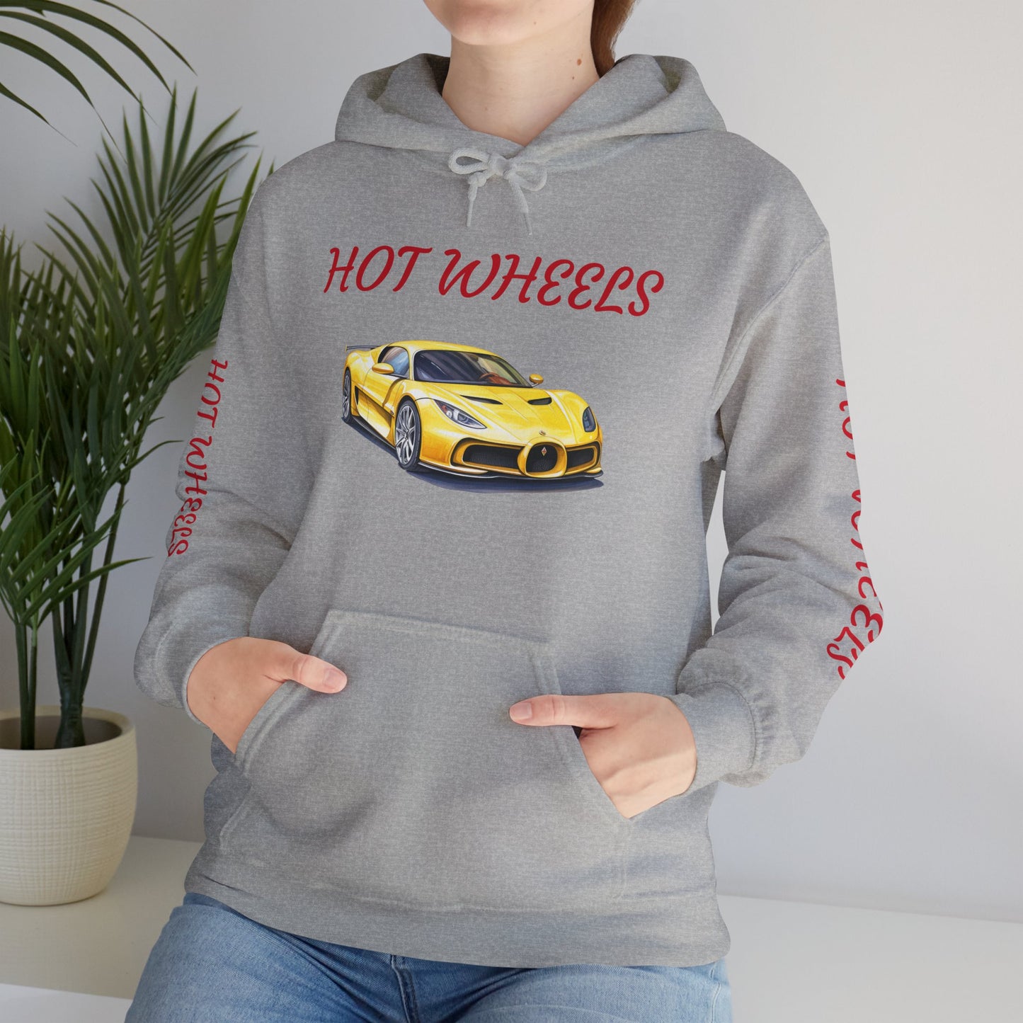 Princess Grace Hot Wheels Unisex Hooded Sweatshirt Racing Style for Car Enthusiasts