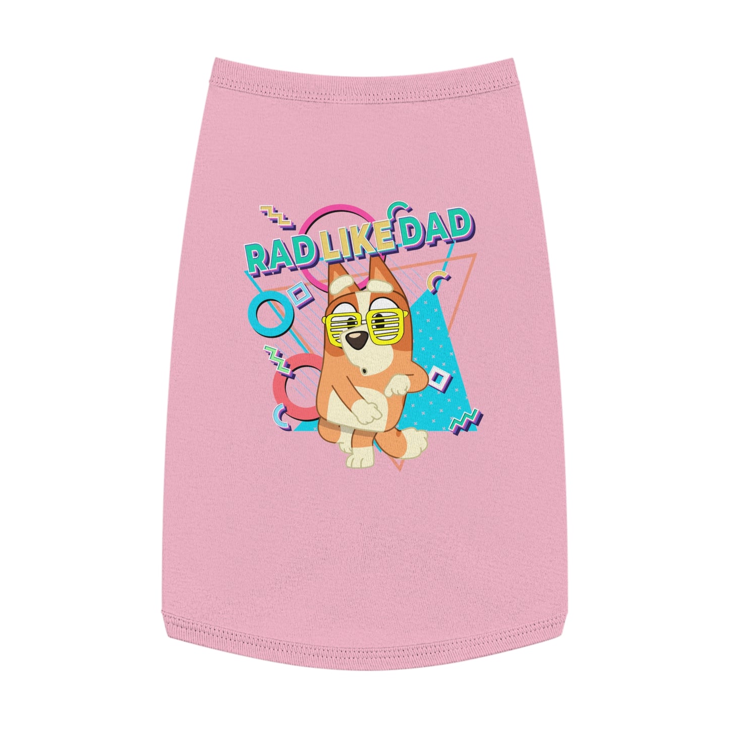 Princess Grace Rad Like Dad Pet Tank Top Cool Dog Apparel for Pet Lovers