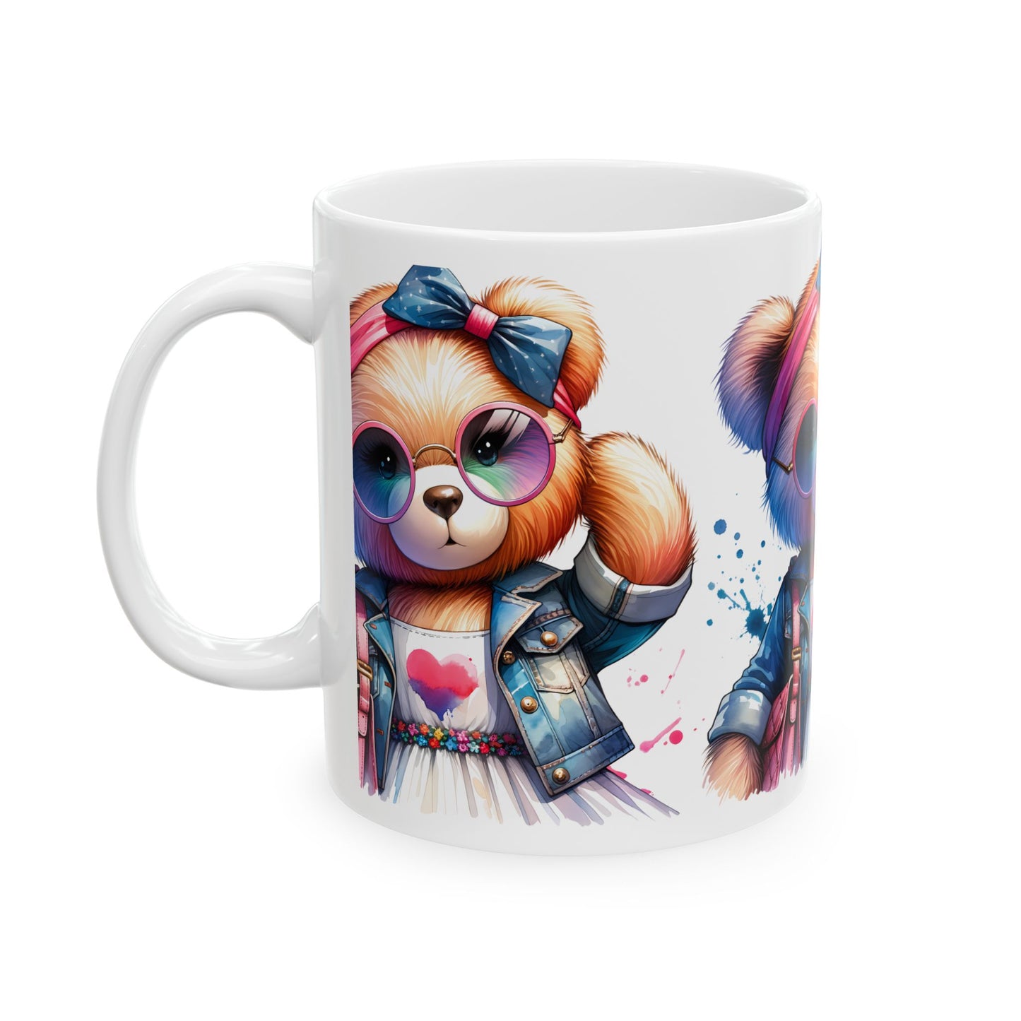 Princess Grace Cute Bear Themed Ceramic Mug 11oz & 15oz