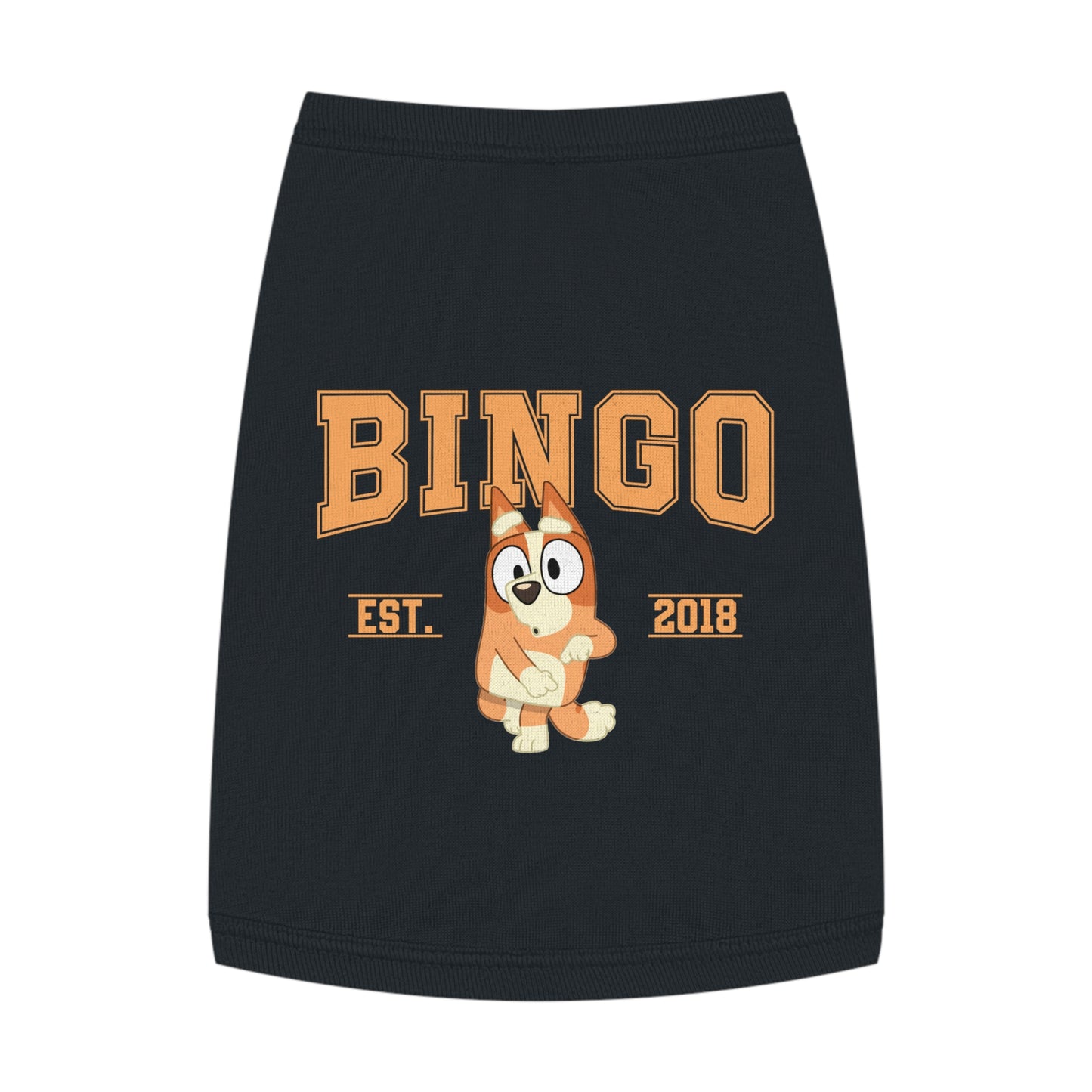 Princess Grace BLUEY Cute Pet Tank Top Bingo Design for Dogs Perfect Summer Outfit