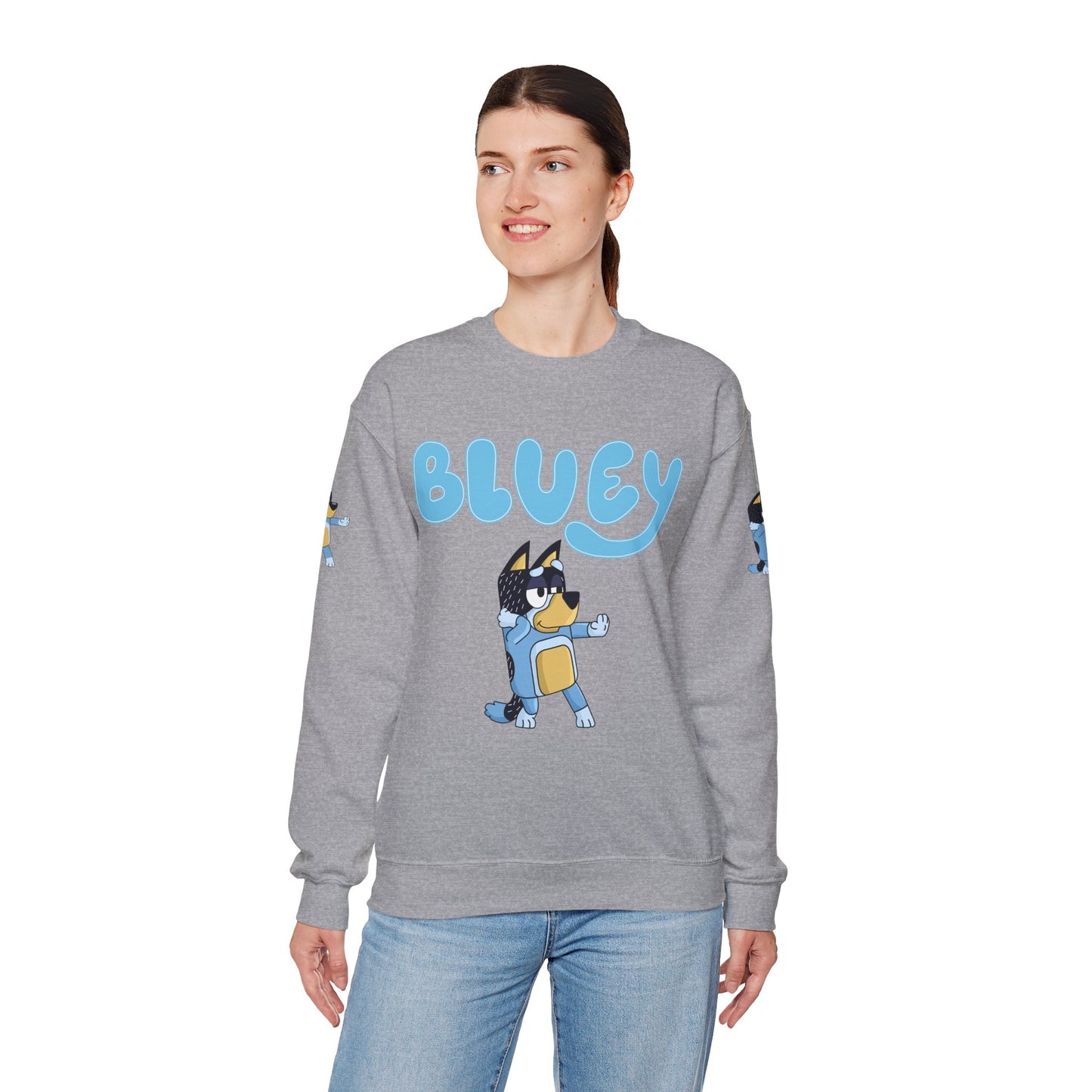 Princess Grace Bluey Character Unisex Crewneck Sweatshirt Cozy and Fun