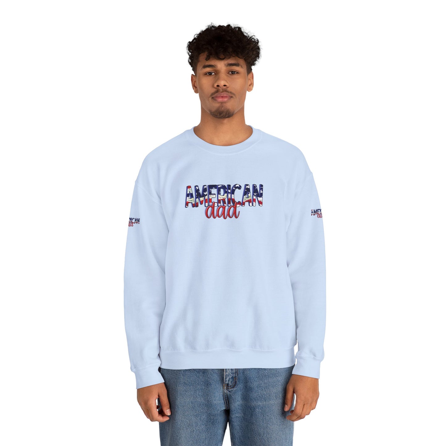 Princess Grace American Dad Unisex Crewneck Sweatshirt Patriotic Gift for Father's Day