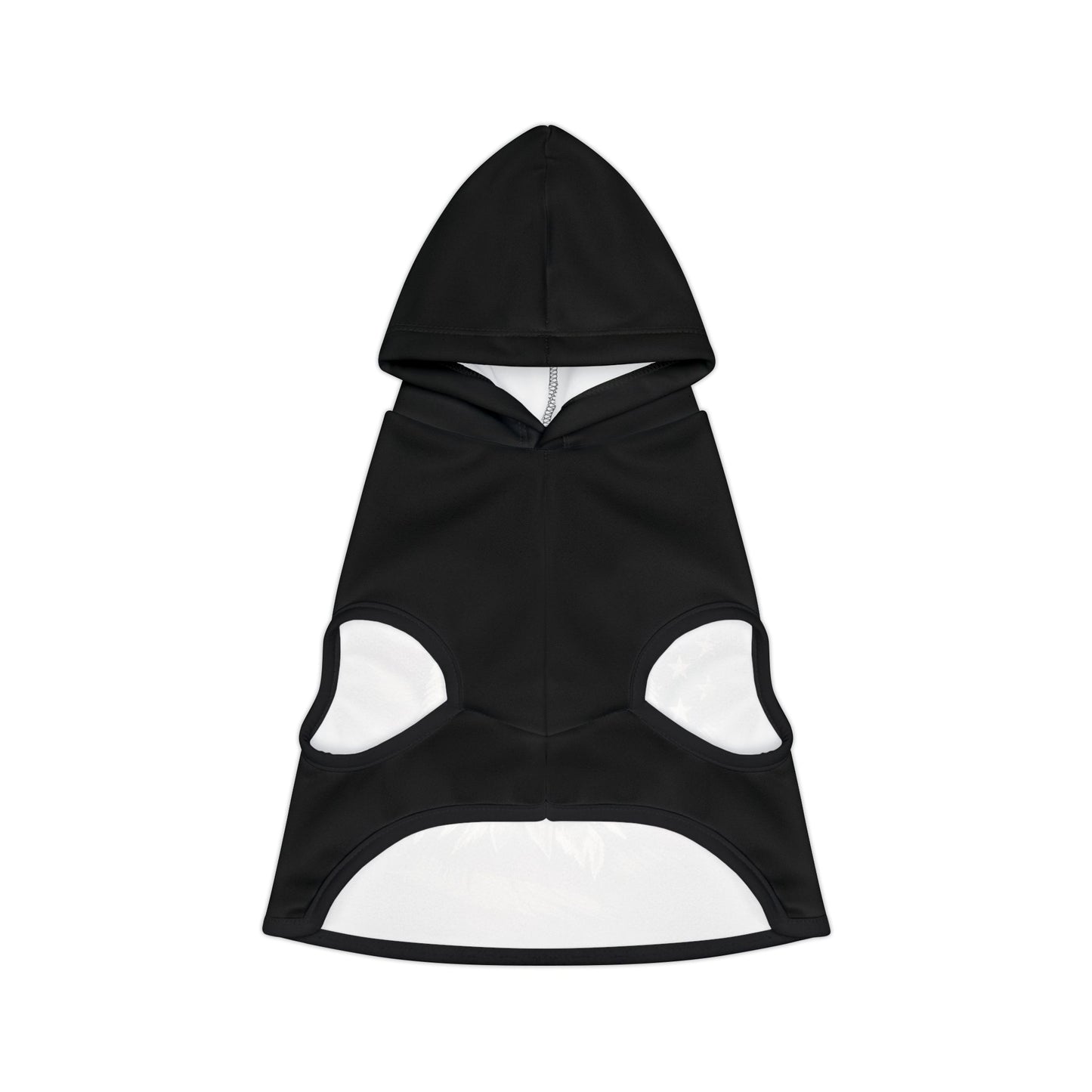 Princess Grace Patriotic Eagle Pet Hoodie Stylish Black Dog Sweatshirt for Fourth of July Celebrations