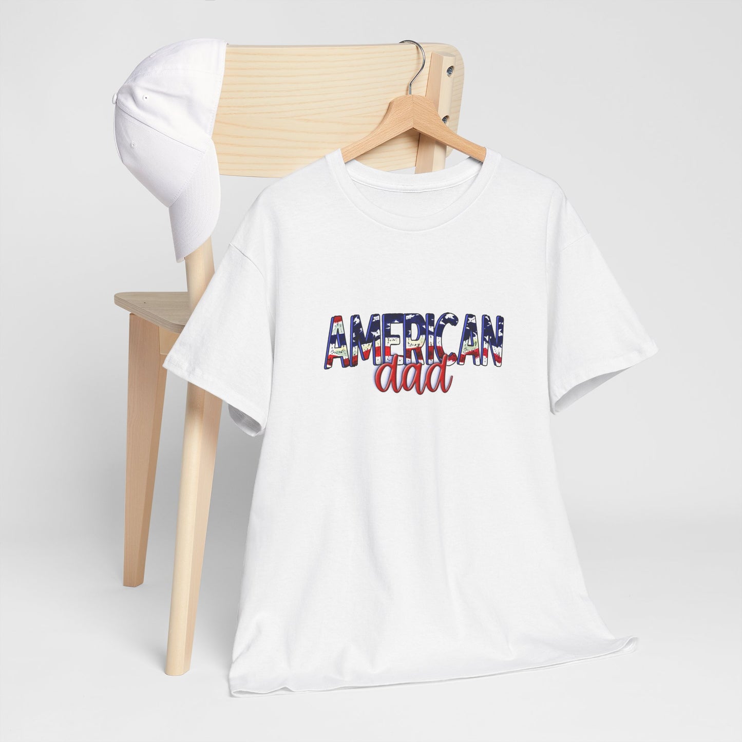 Princess Grace Patriotic American Dad Tee Unisex Heavy Cotton T-Shirt
