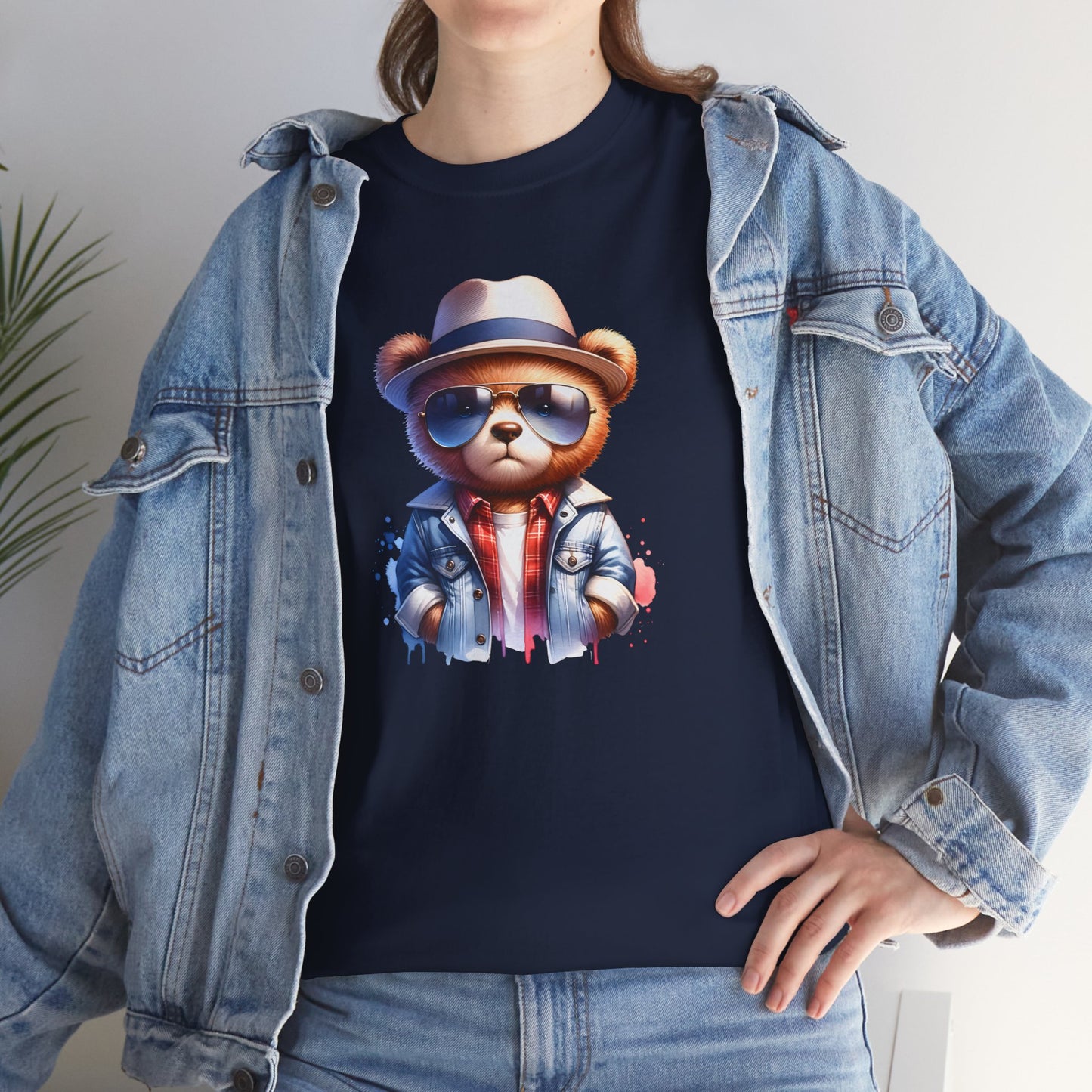 Princess Grace Cool Bear Graphic Unisex Heavy Cotton Tee