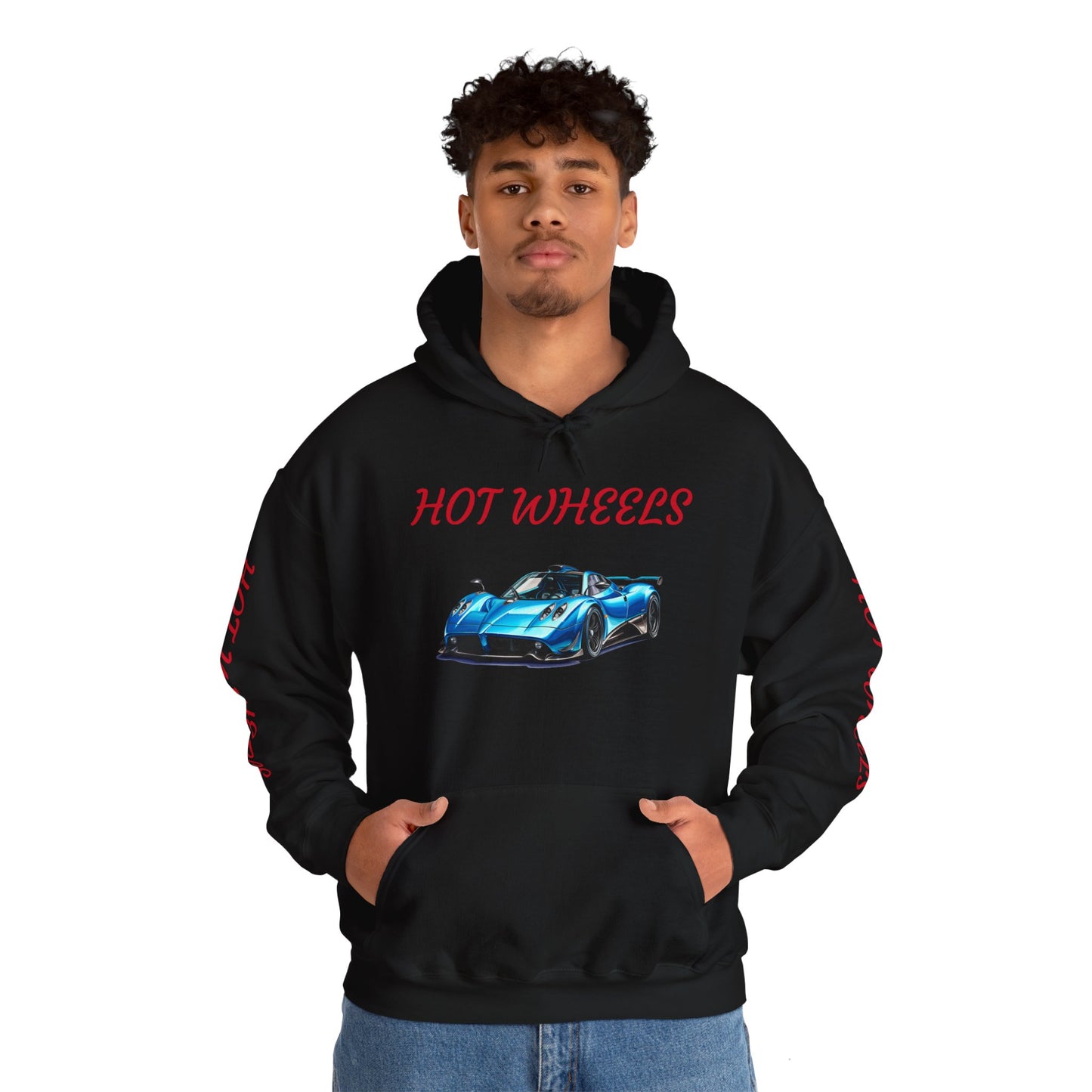 Princess Grace Unisex Heavy Blend Hot Wheels Hooded Sweatshirt Stylish Car Graphic for Auto Enthusiasts