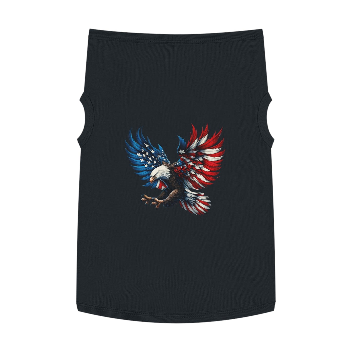 Princess Grace Patriotic Eagle Pet Tank Top Comfortable & Stylish Holiday Apparel for Dogs