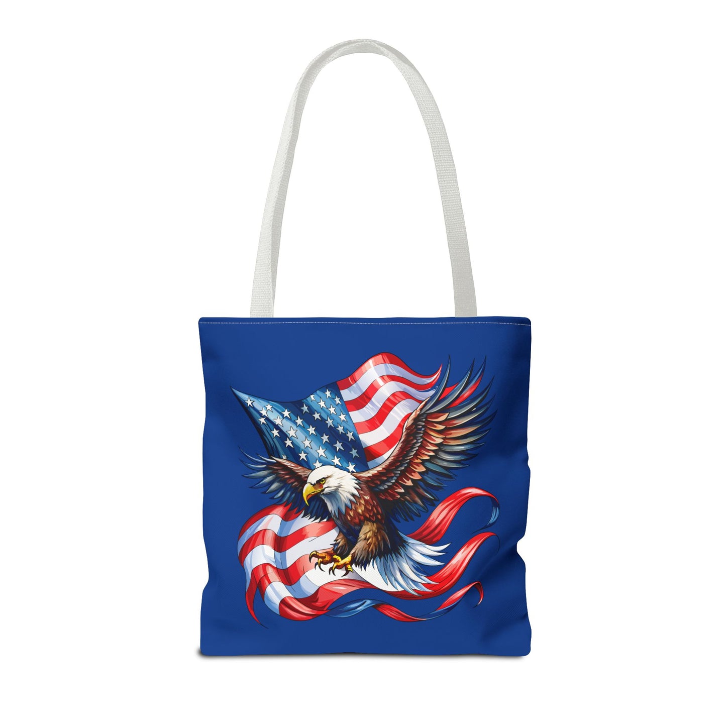 Princess Grace Patriotic Eagle Tote Bag American Flag Design