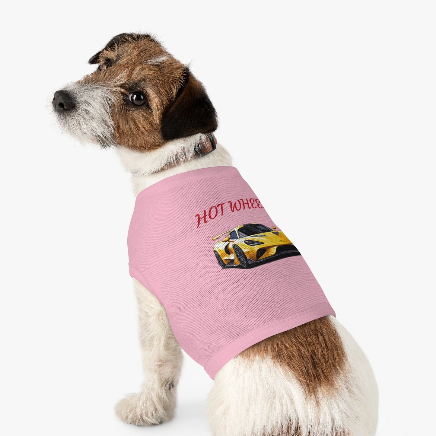 Princess Grace Hot Wheels Pet Tank Top Stylish Automotive Dog Shirt for Car Lovers