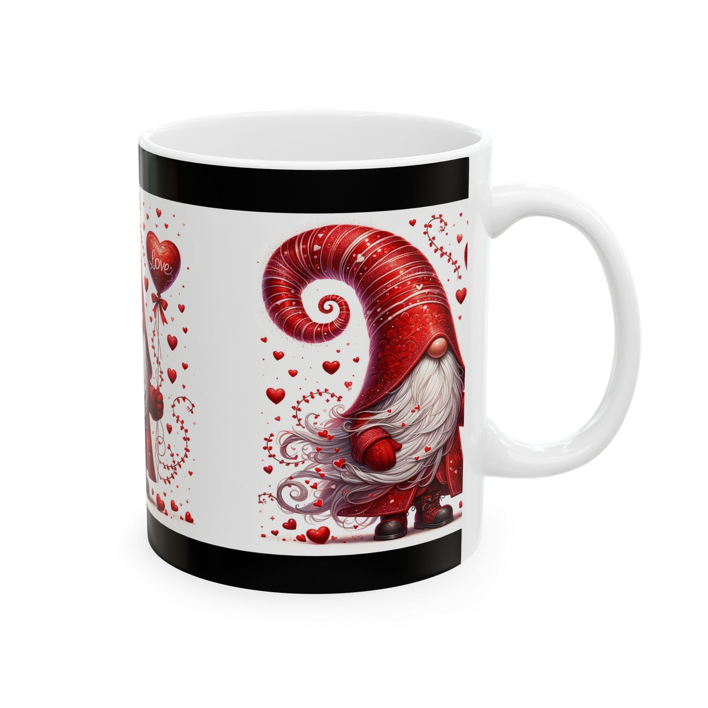 Princess Grace Love Swirl Ceramic Mug Perfect Gift for Valentine's Day