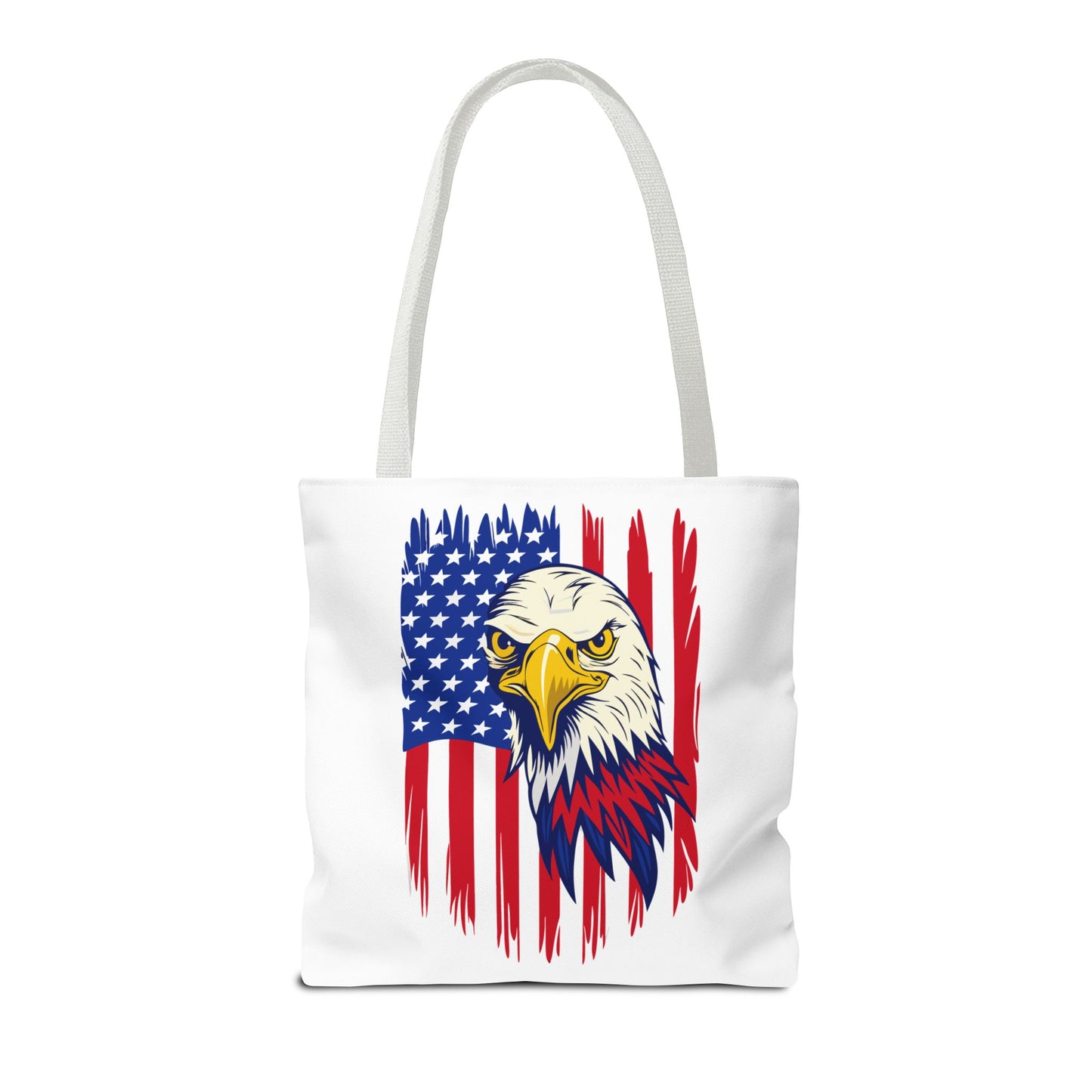 Princess Grace Patriotic Eagle Tote Bag American Flag Design