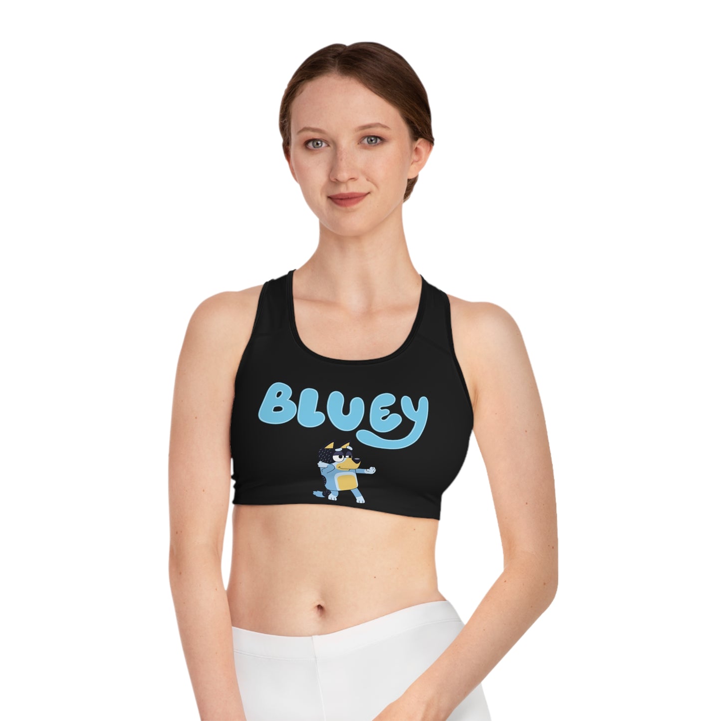 Princess Grace Bluey Sports Bra Fun & Comfortable Activewear