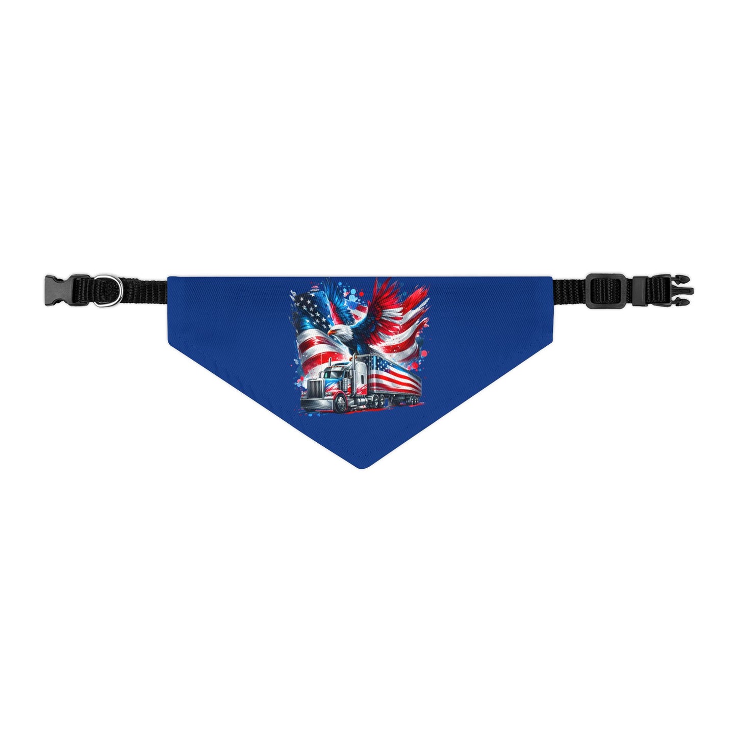 Princess Grace Patriotic Pet Bandana Collar USA Flag Design for Dogs
