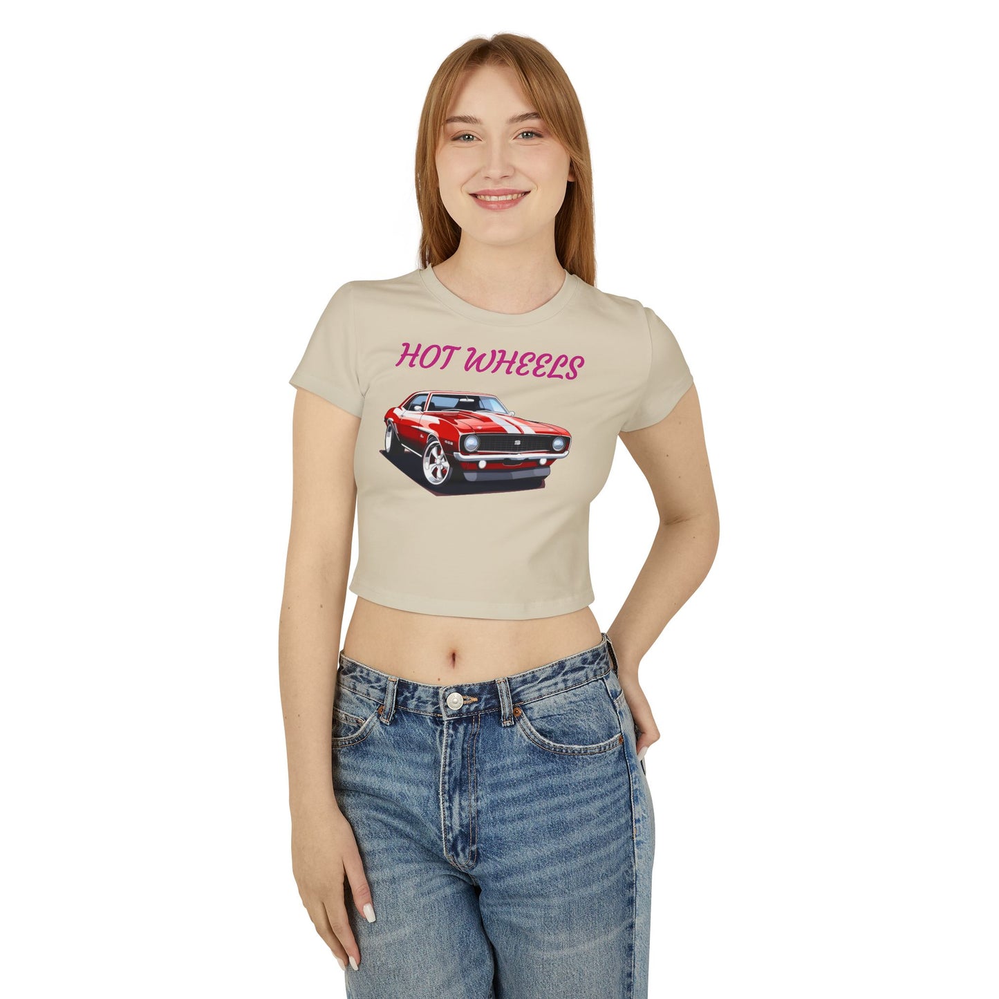 Princess Grace Retro Hot Wheels Baby Tee for Car Enthusiasts