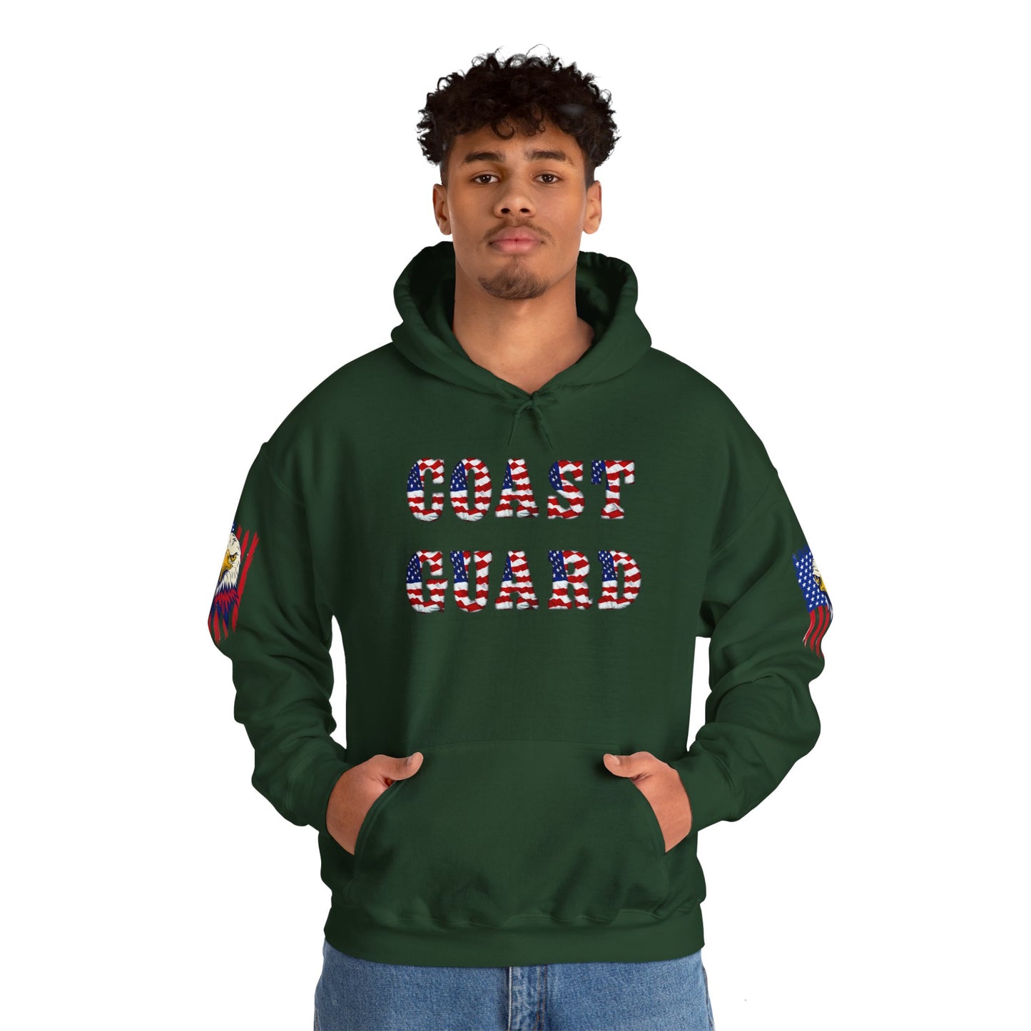 Princess Grace Patriotic Coast Guard Sweatshirt Unisex Heavy Blend Hoodie