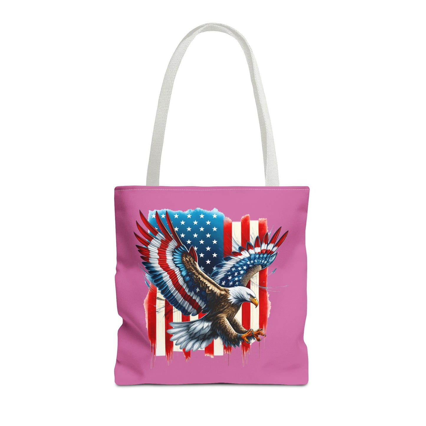 Princess Grace Patriotic Eagle Tote Bag American Flag Design