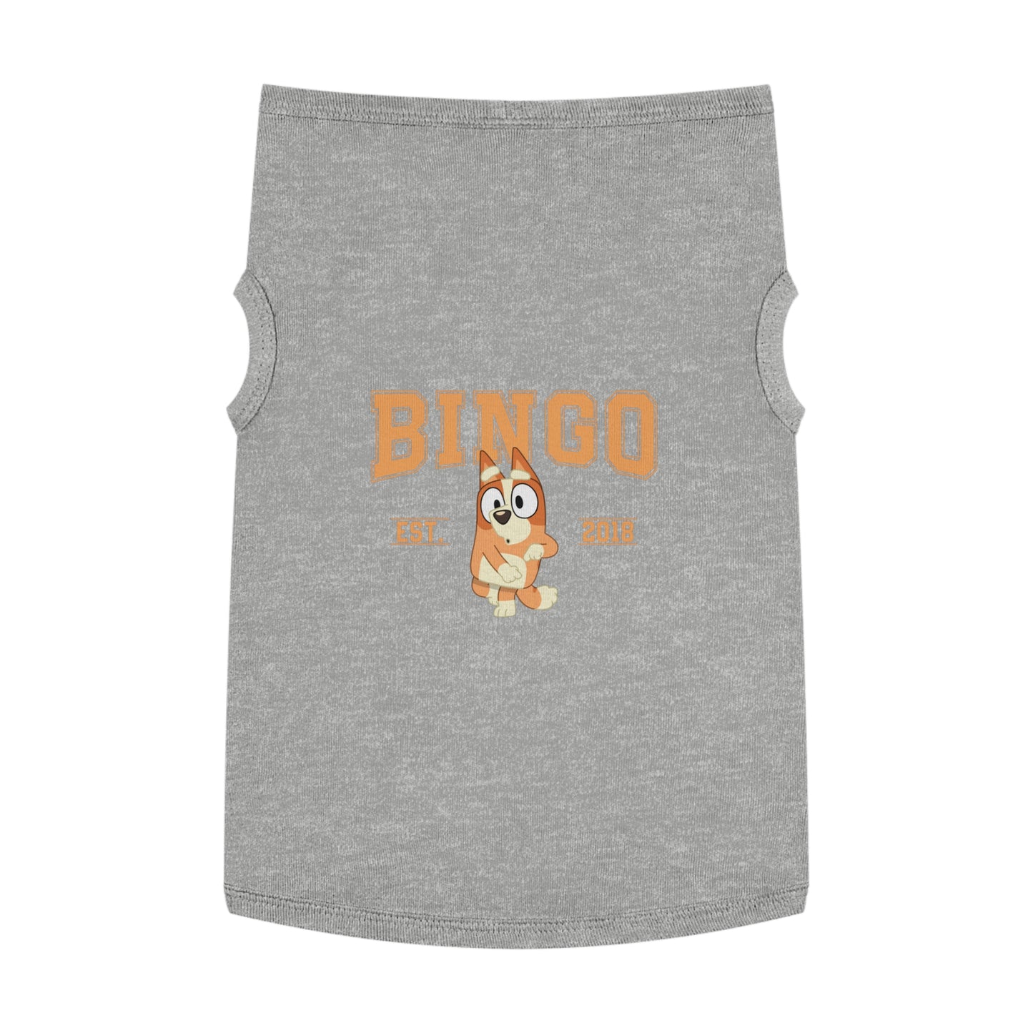 Princess Grace BLUEY Cute Pet Tank Top Bingo Design for Dogs Perfect Summer Outfit