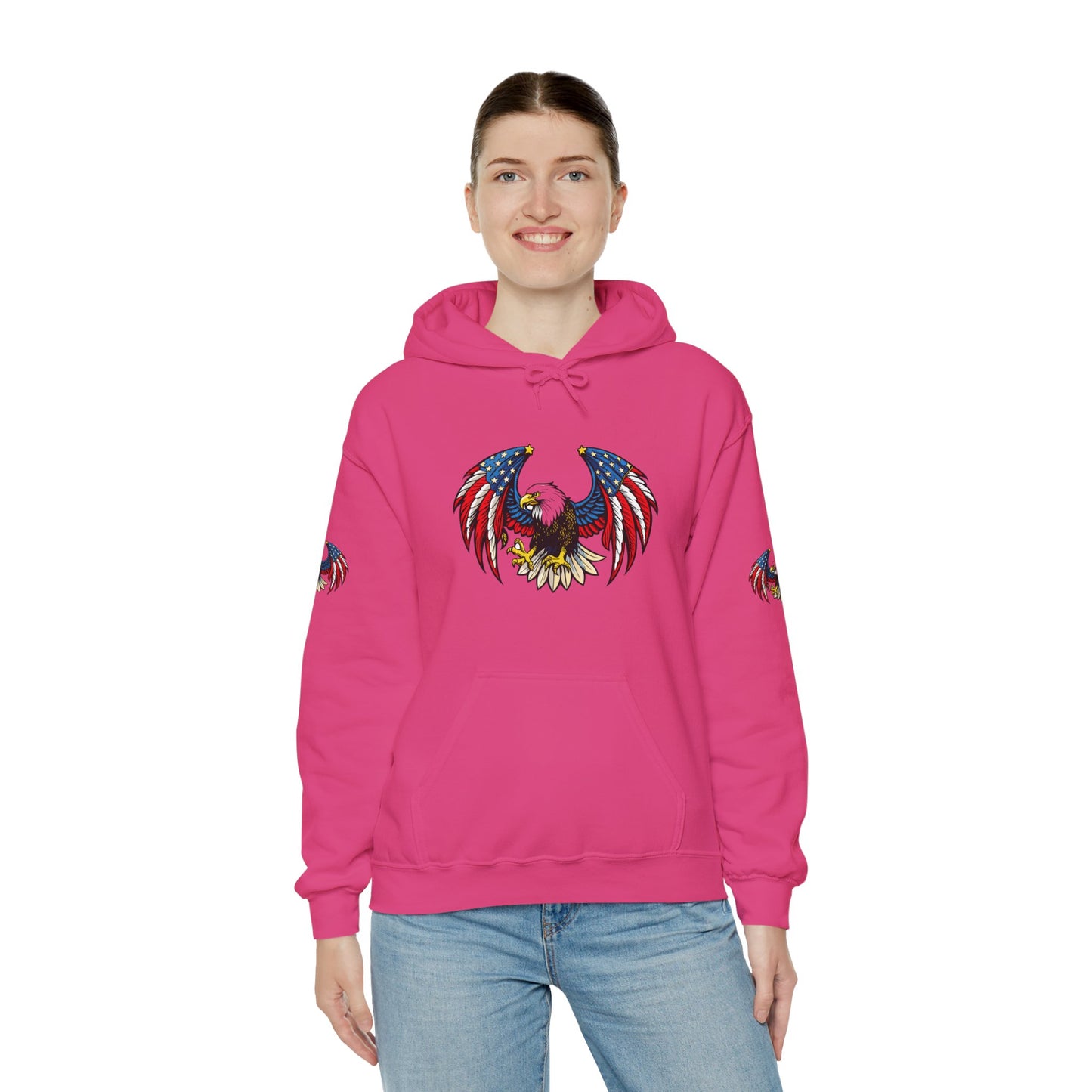 Princess Grace American Eagle Emblem Patriotic Unisex Hoodie