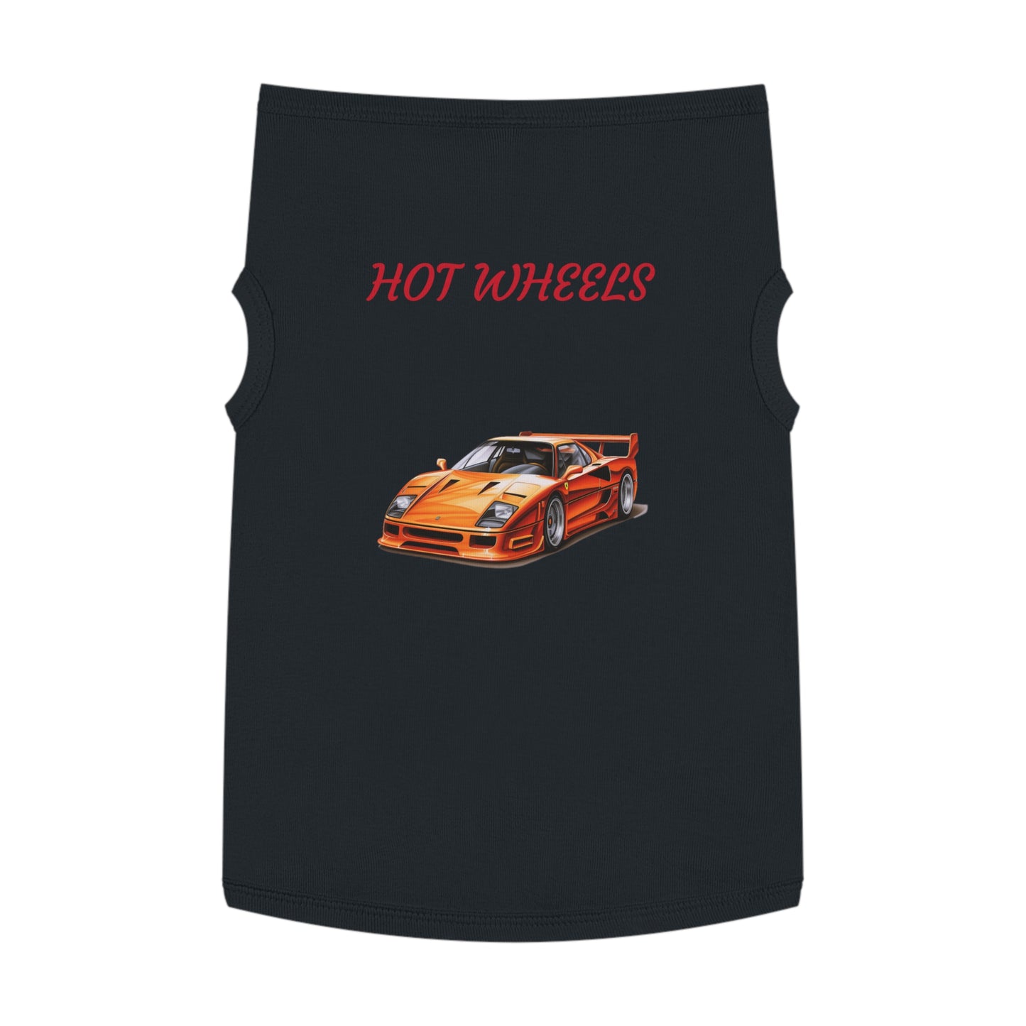 Princess Grace Hot Wheels Cool Car Pet Tank Top Design for Stylish Pets