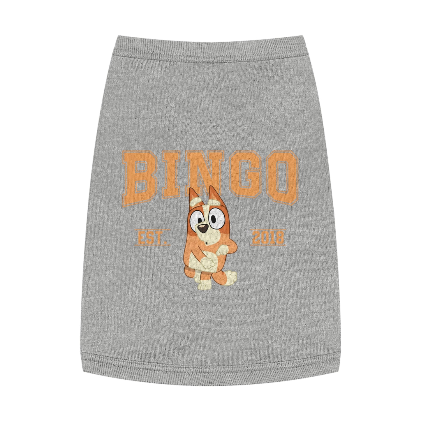 Princess Grace BLUEY Cute Pet Tank Top Bingo Design for Dogs Perfect Summer Outfit