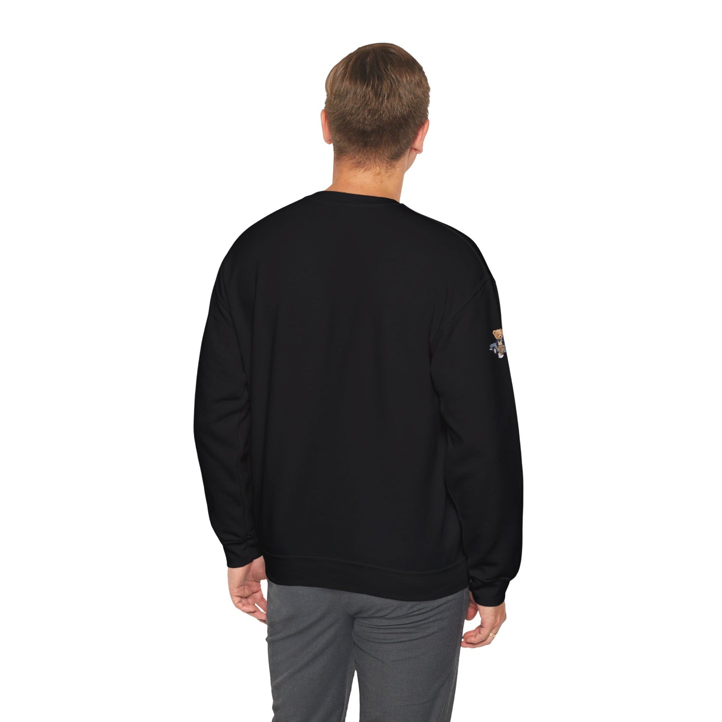 Princess Grace Stylish Crewneck Sweatshirt with Bear and Car Design