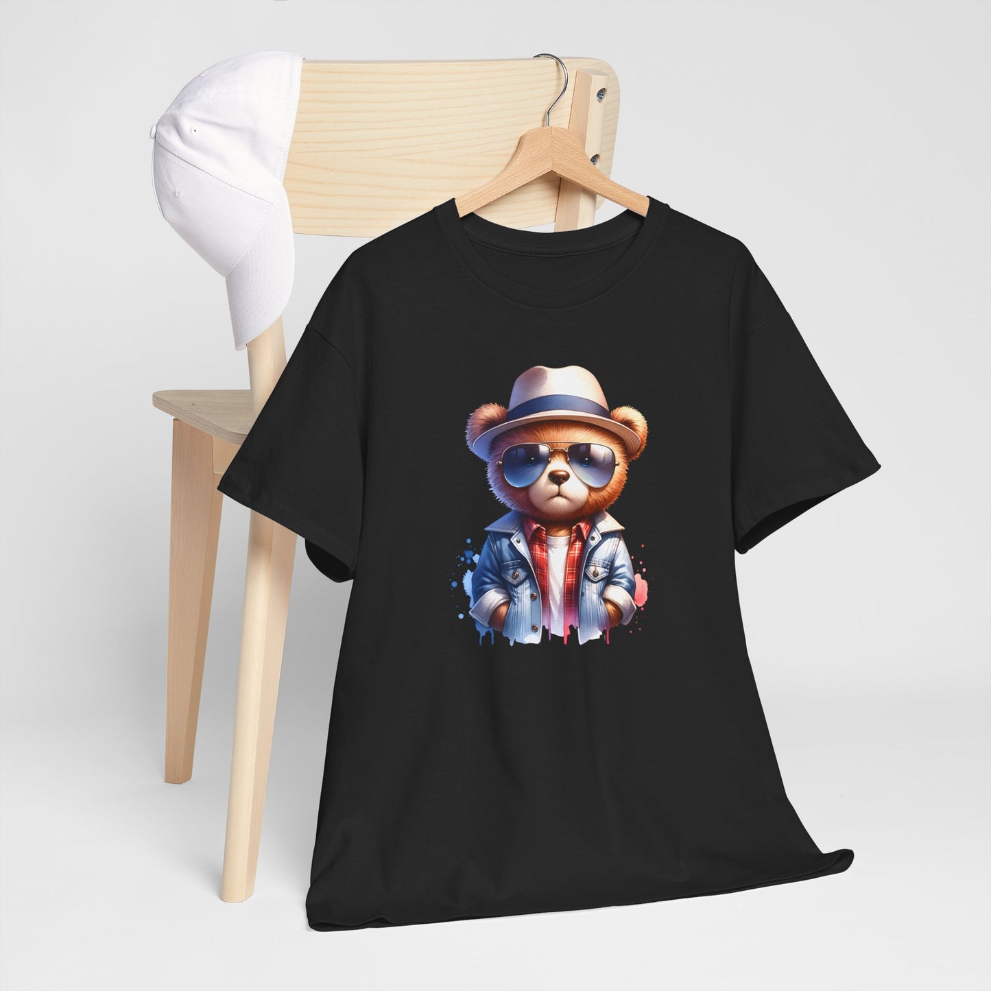 Princess Grace Cool Bear Graphic Unisex Heavy Cotton Tee