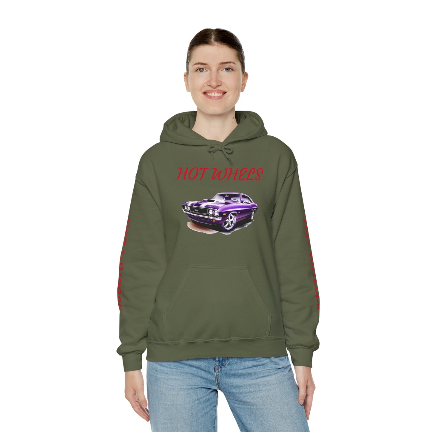 Princess Grace Vintage Hot Wheels Hooded Sweatshirt for Car Enthusiasts