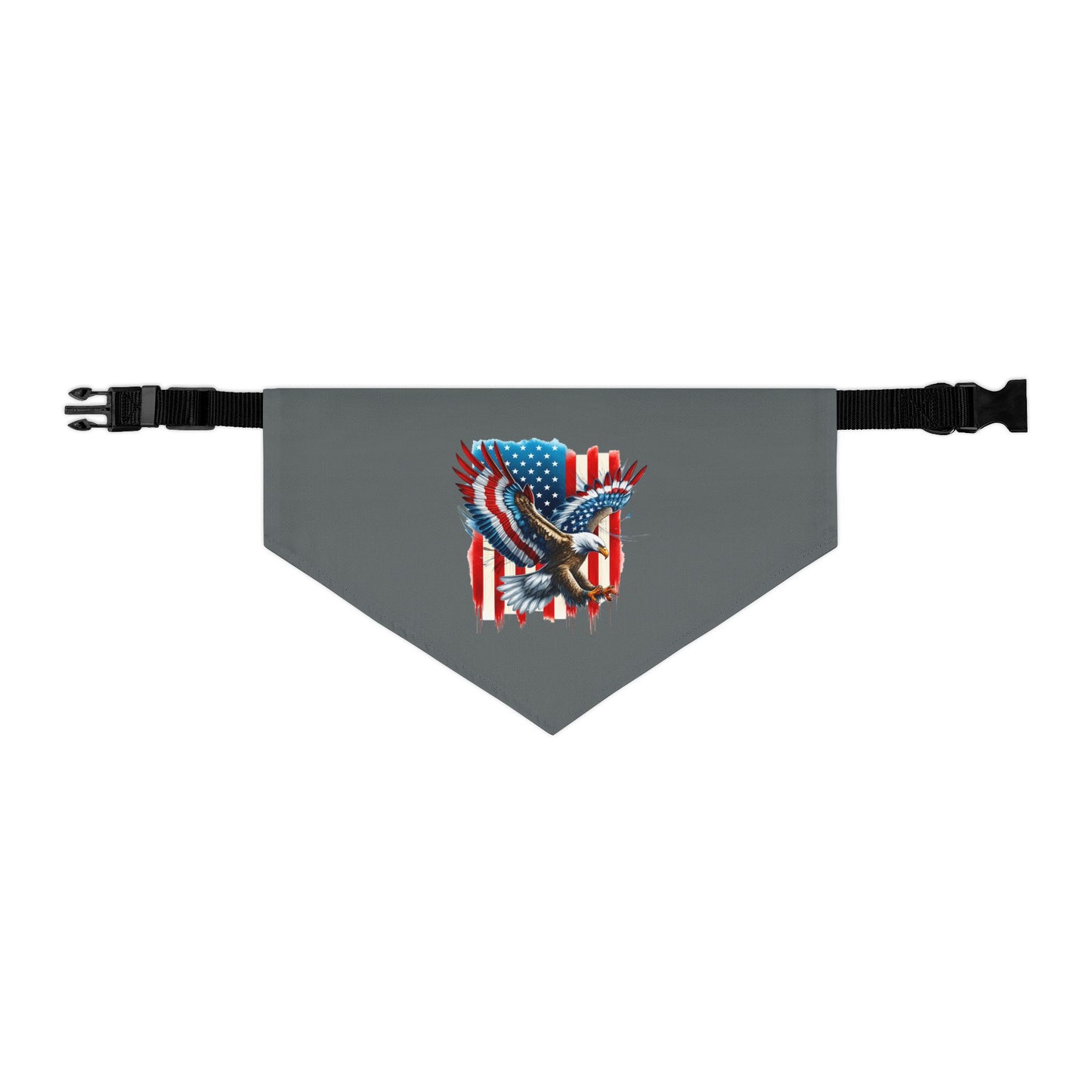 Princess Grace Patriotic Pet Bandana Collar American Eagle Design