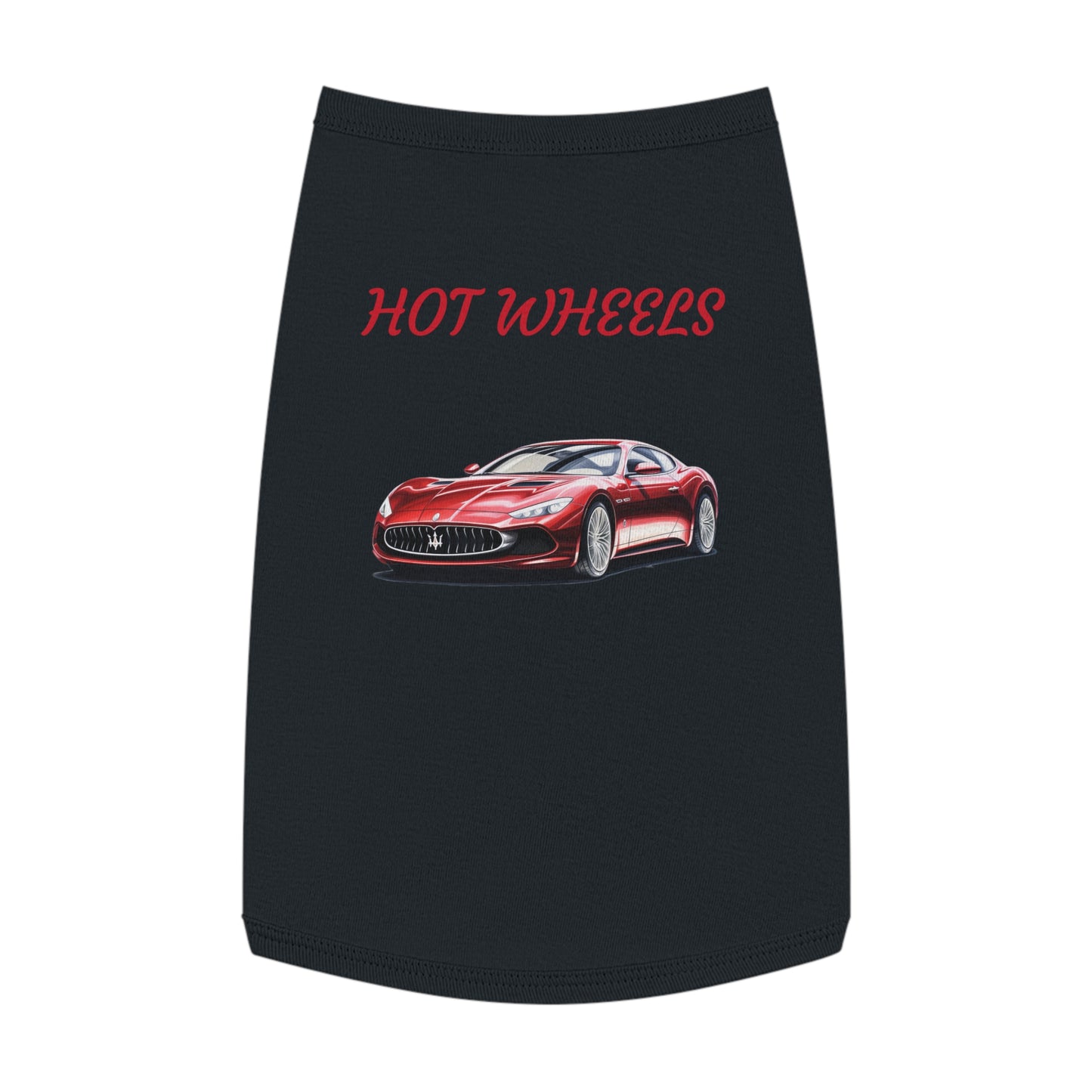 Princess Grace Trendy Hot Wheels Pet Tank Top for Car Enthusiast Dogs