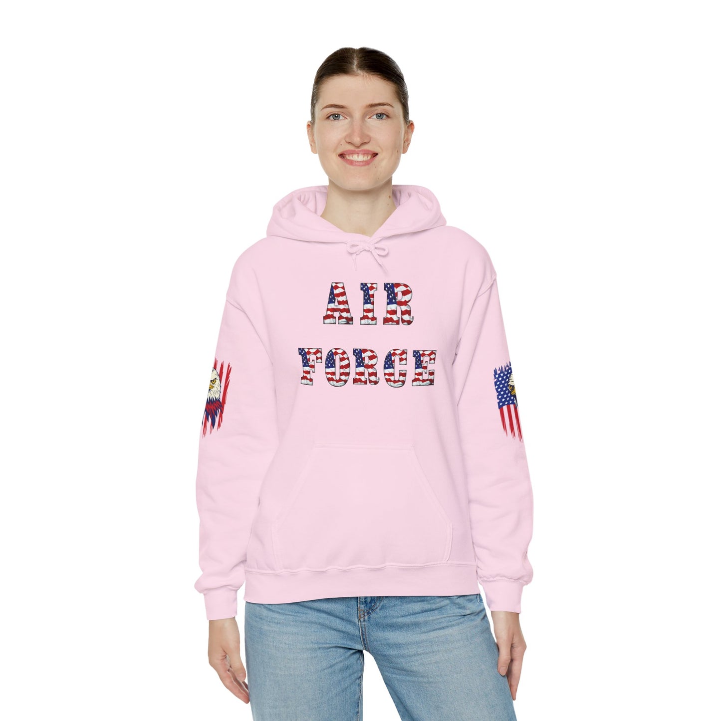 Princess Grace Unisex Air Force Hoodie with Eagle Design