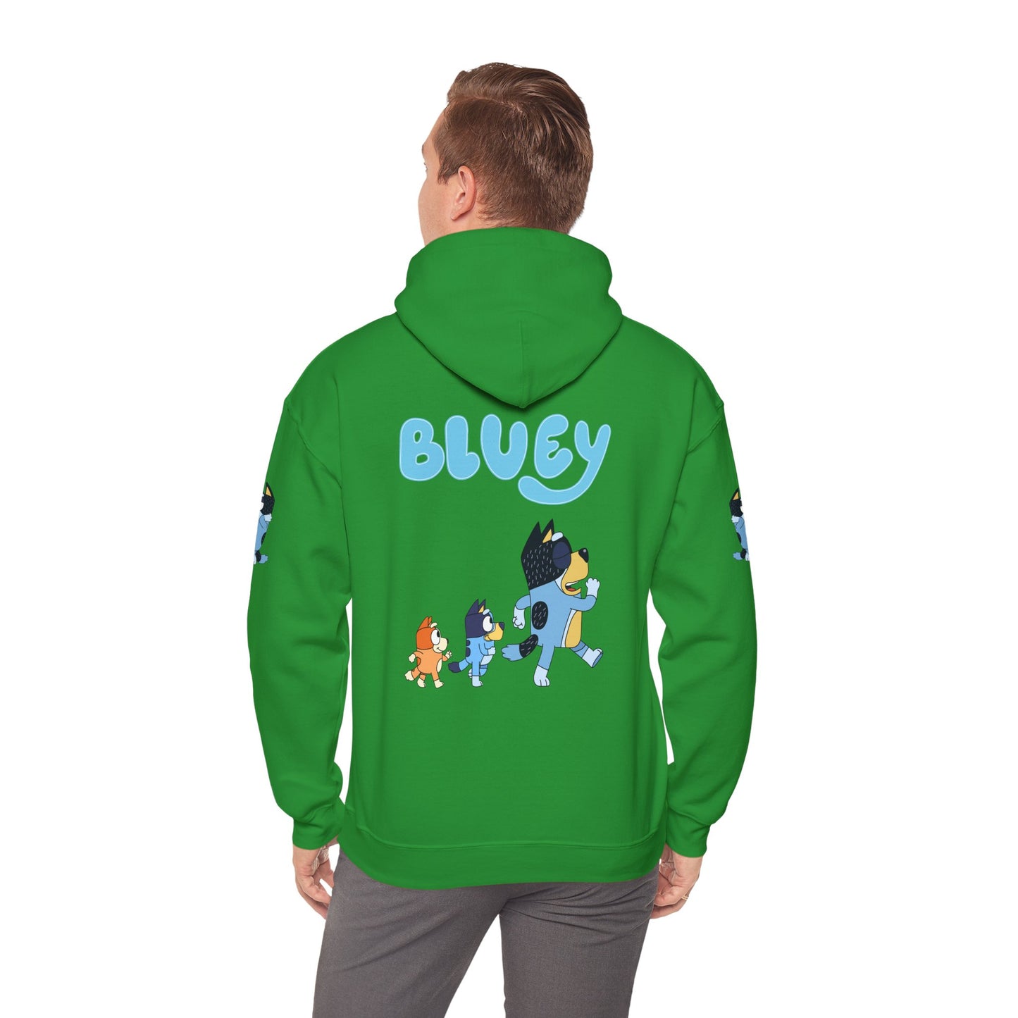 Princess Grace Bluey Unisex Hoodie Cozy Cartoon Sweatshirt for Kids & Adults