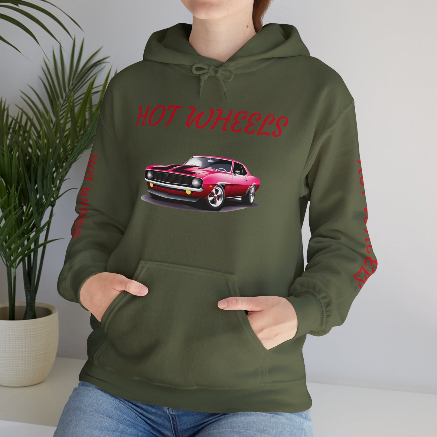Princess Grace Retro Hot Wheels Hoodie for Car Enthusiasts
